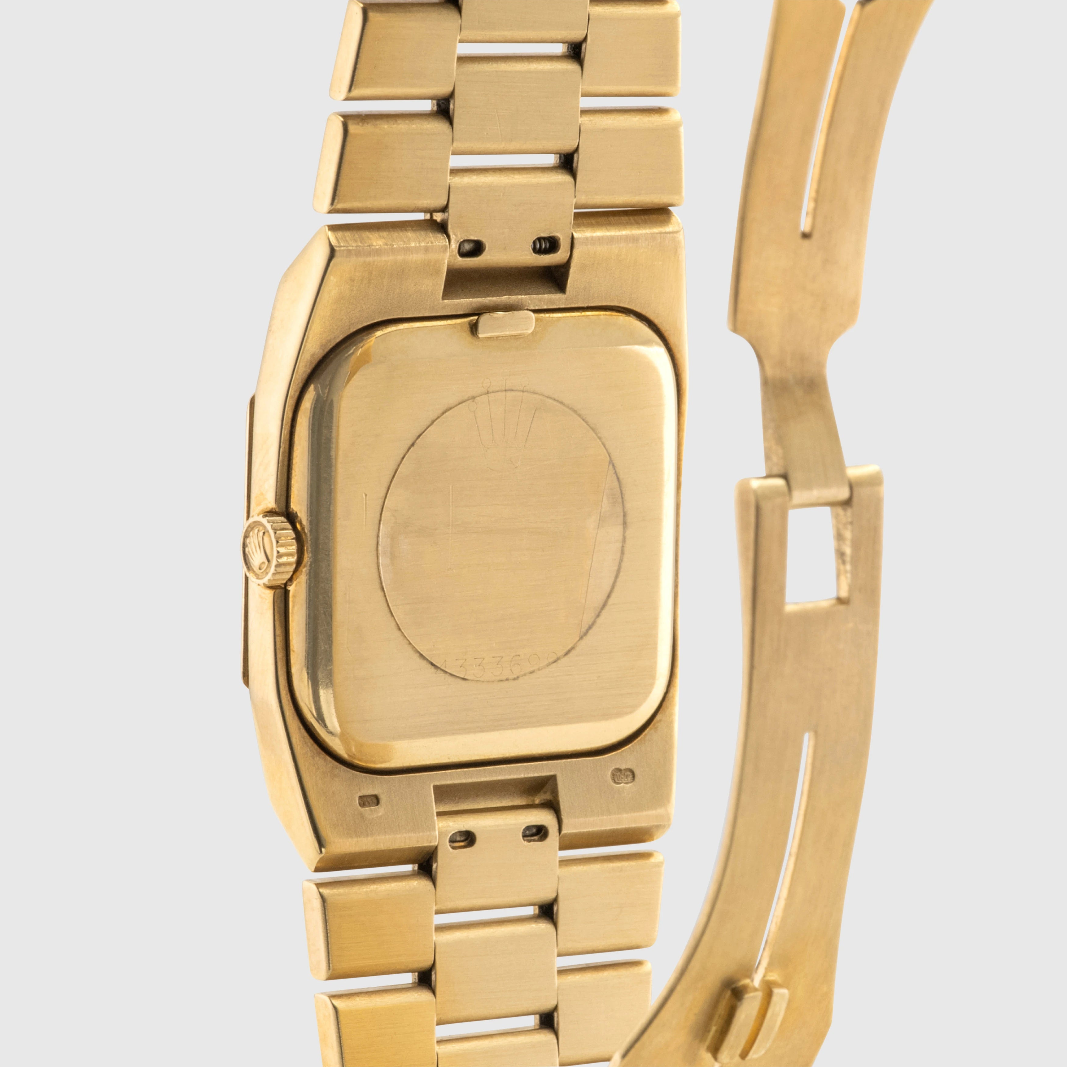 1976 Rolex Cellini 18k Yellow Gold Silver Dial Ref. 4350