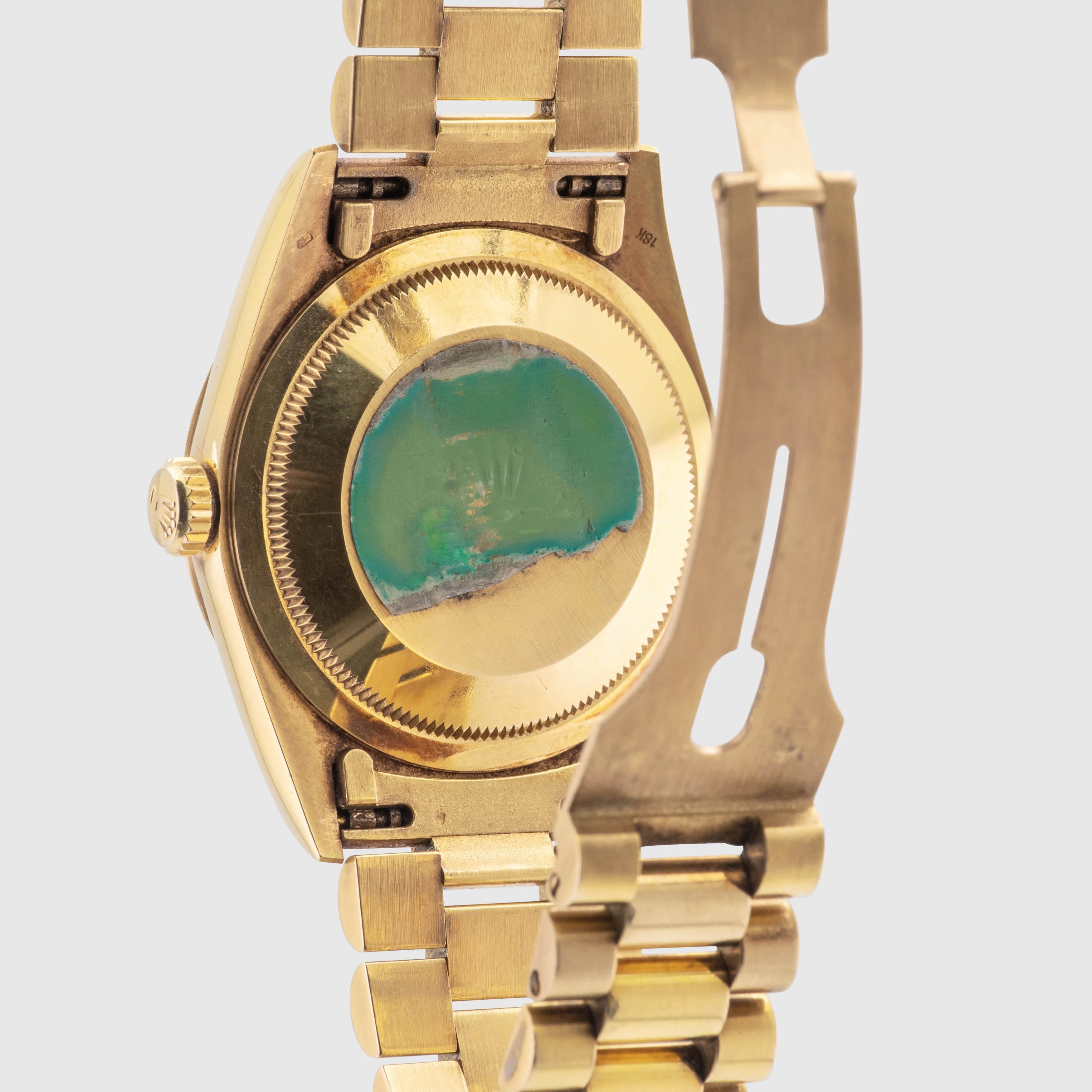 1989 Rolex Day Date Pyramid Lapis with Pinball Diamond Dial Ref. 18238 (with Papers & Hang Tag)