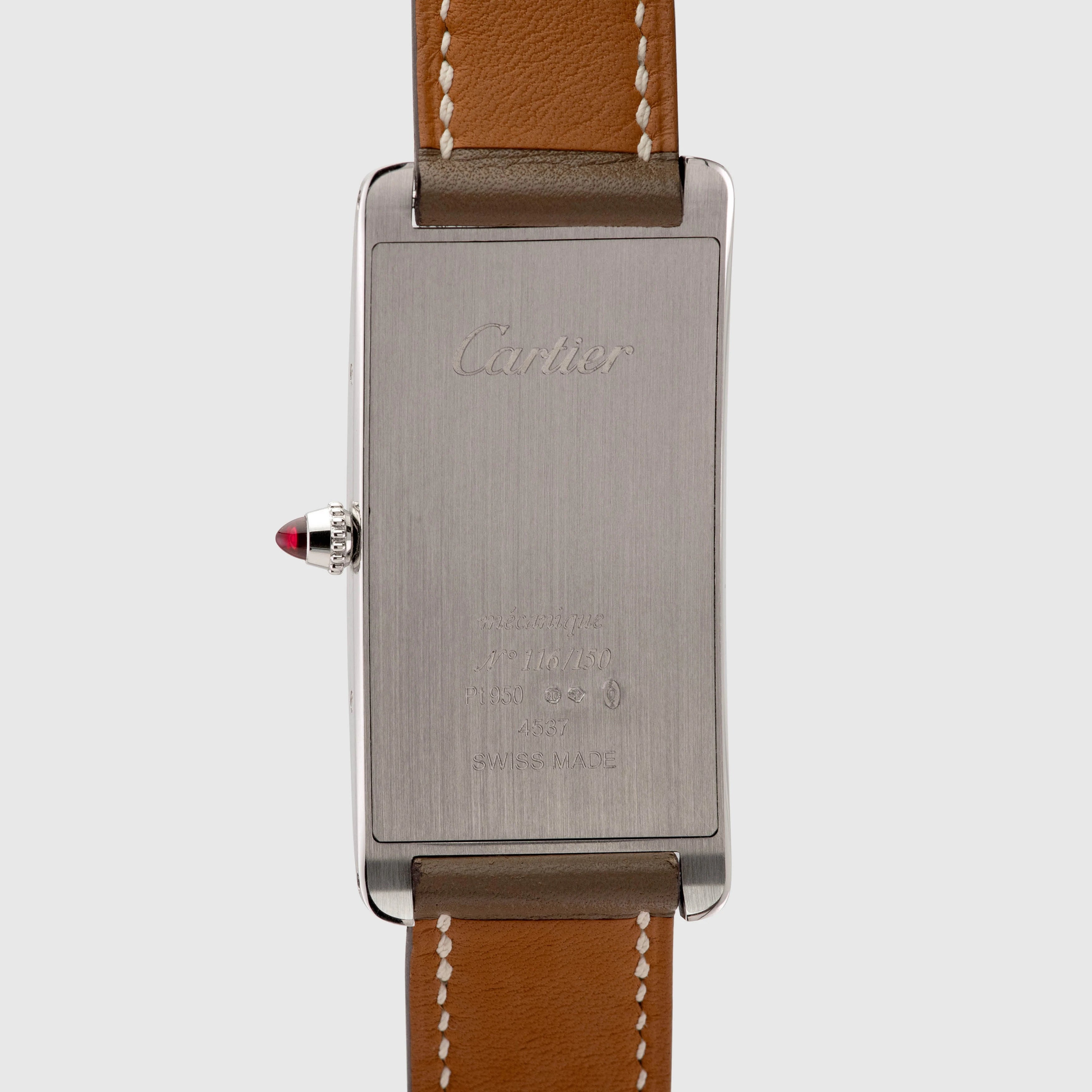 2024 Cartier Tank Cintrée Platinum Ref. WGTA0193 (Full Set)