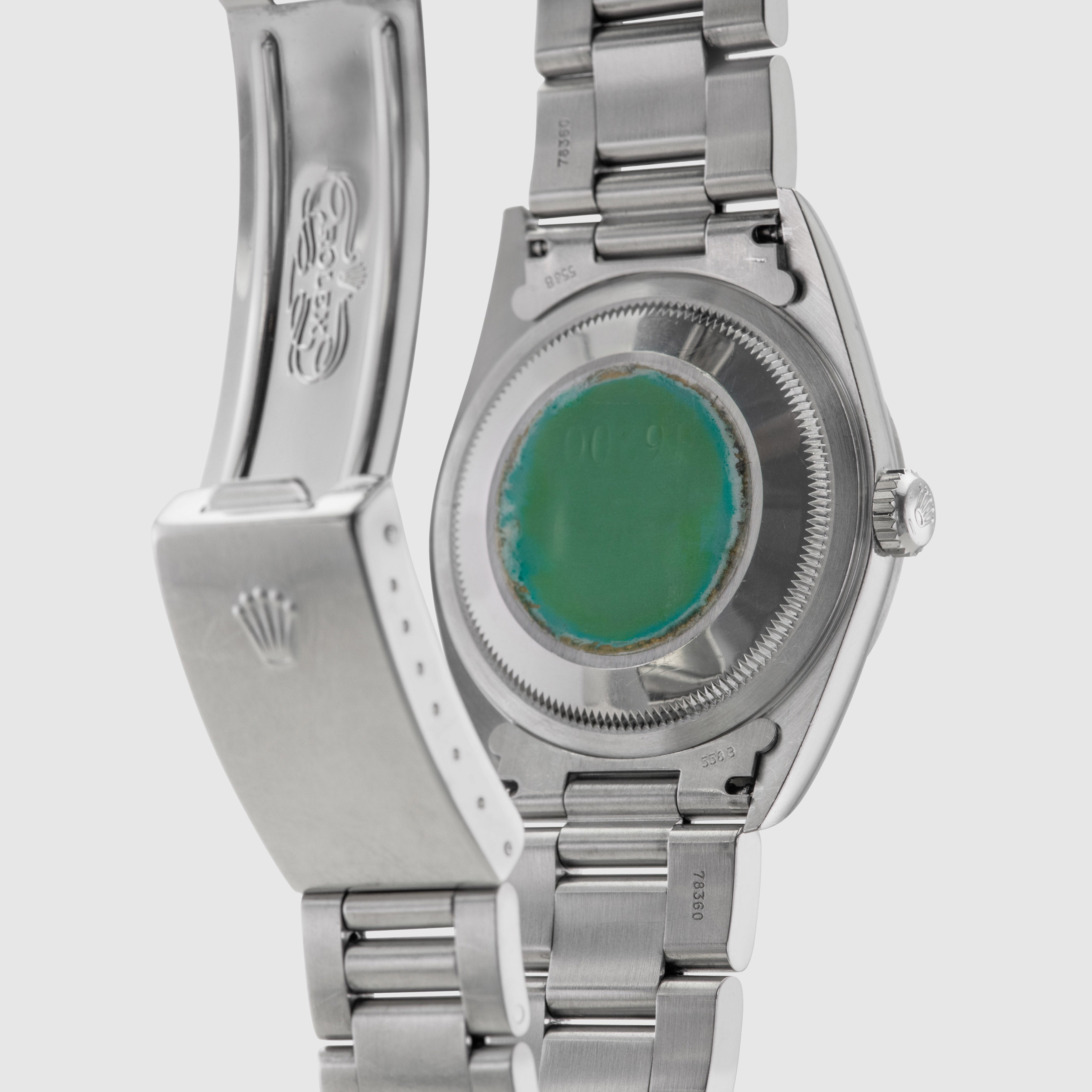2000 Rolex Datejust Stainless Steel Blue Dial Ref. 16200