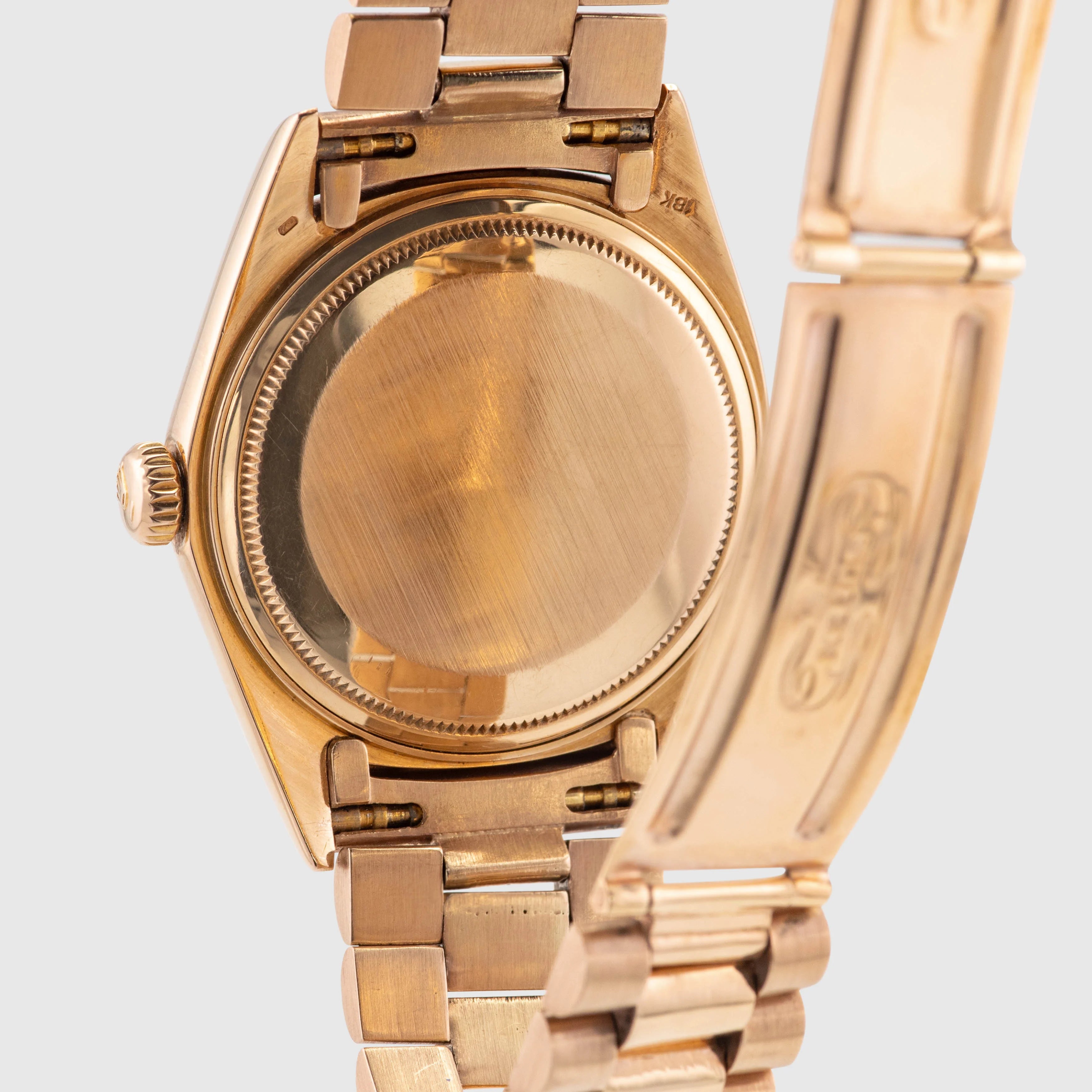 1977 Rolex Day Date 18K Pink Gold & Pink Dial Ref. 1803