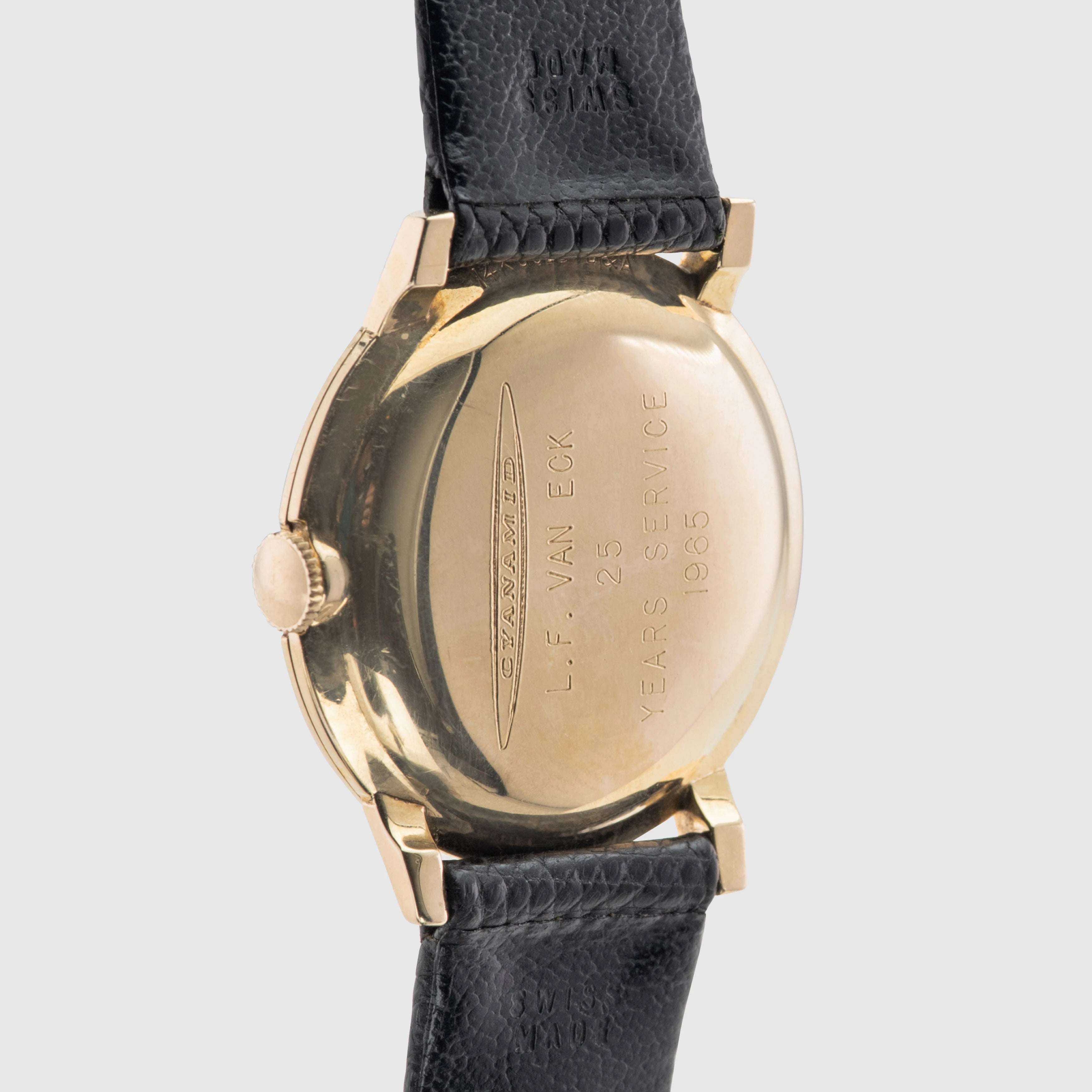 1960's Rolex Dress Watch 14k Yellow Gold - 25years Service
