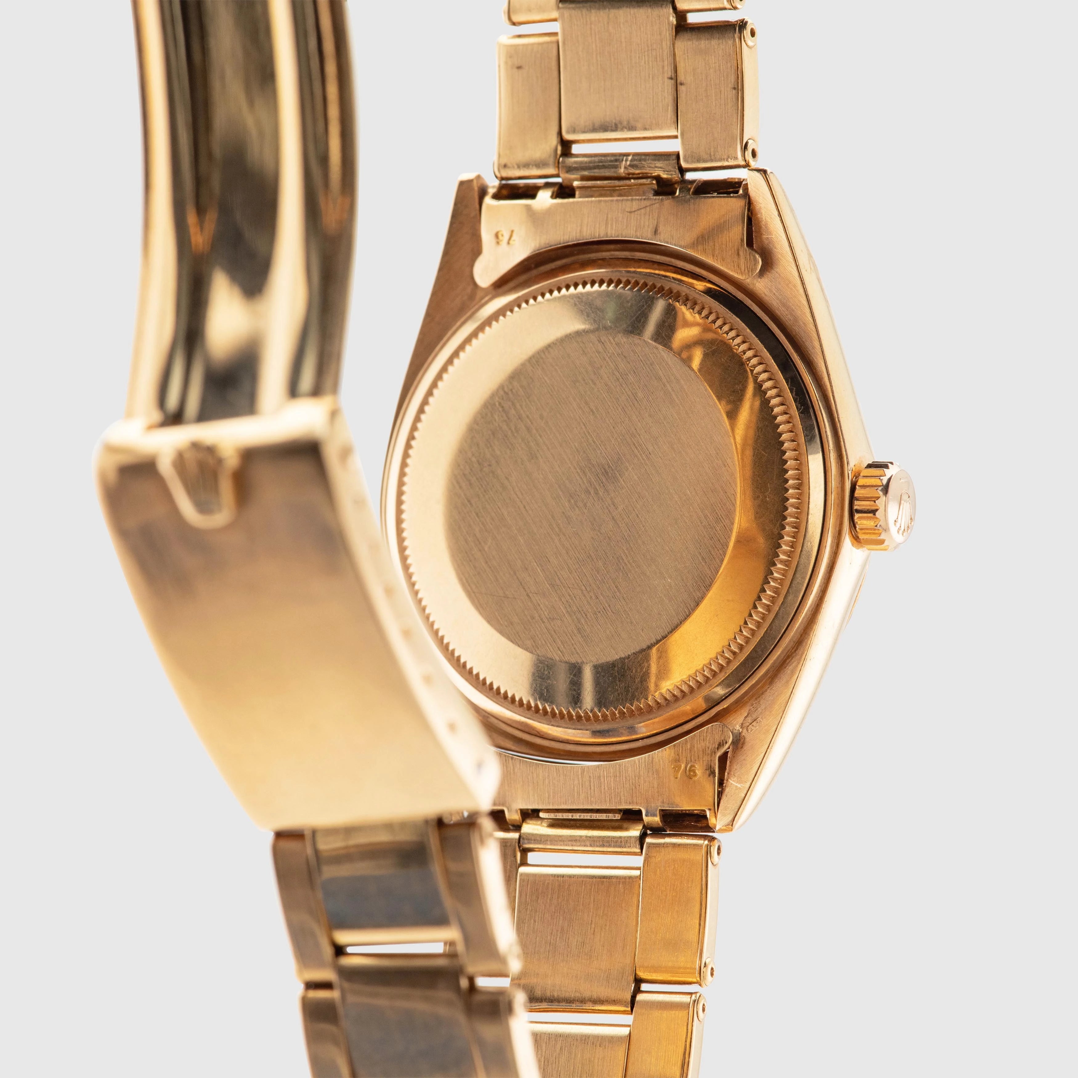 1966 Rolex Day Date Pink Gold Gay Frères Oyster Bracelet Ref.1803