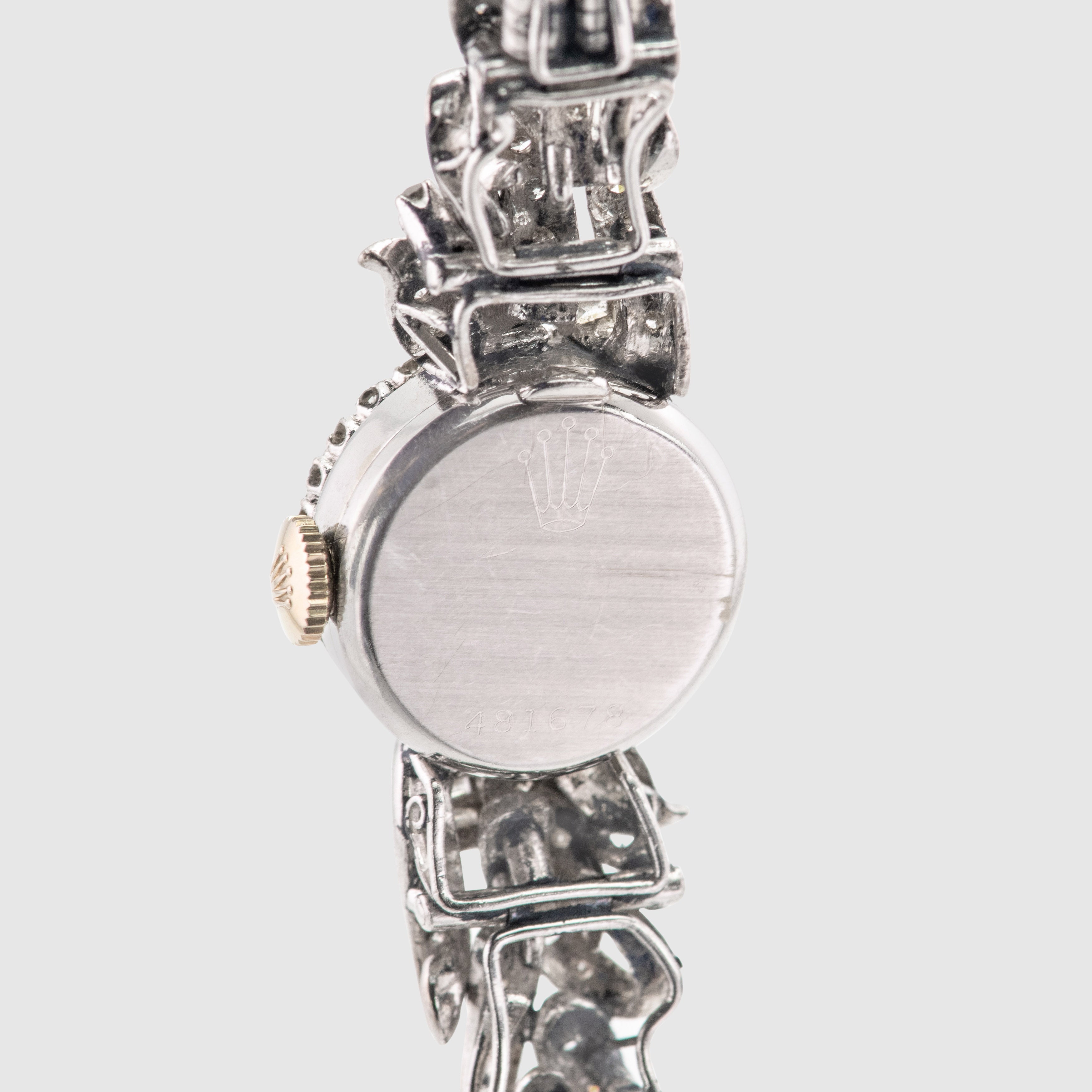 1959 Rolex Orchid Cocktail Watch White Gold with Diamonds Ref. 8792