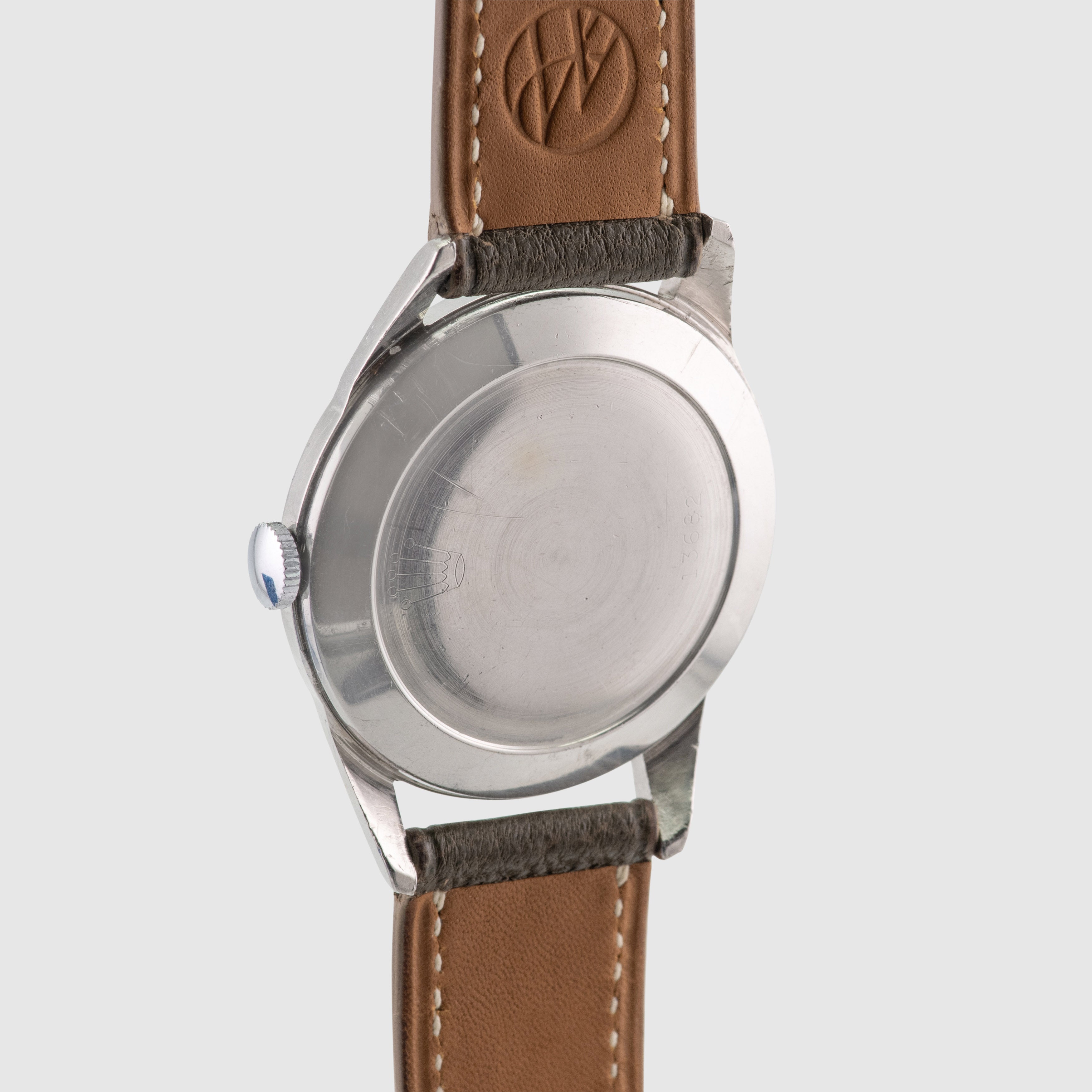 1954 Rolex Dress Watch Stainless Steel Sand Finish Dial Ref. 8896