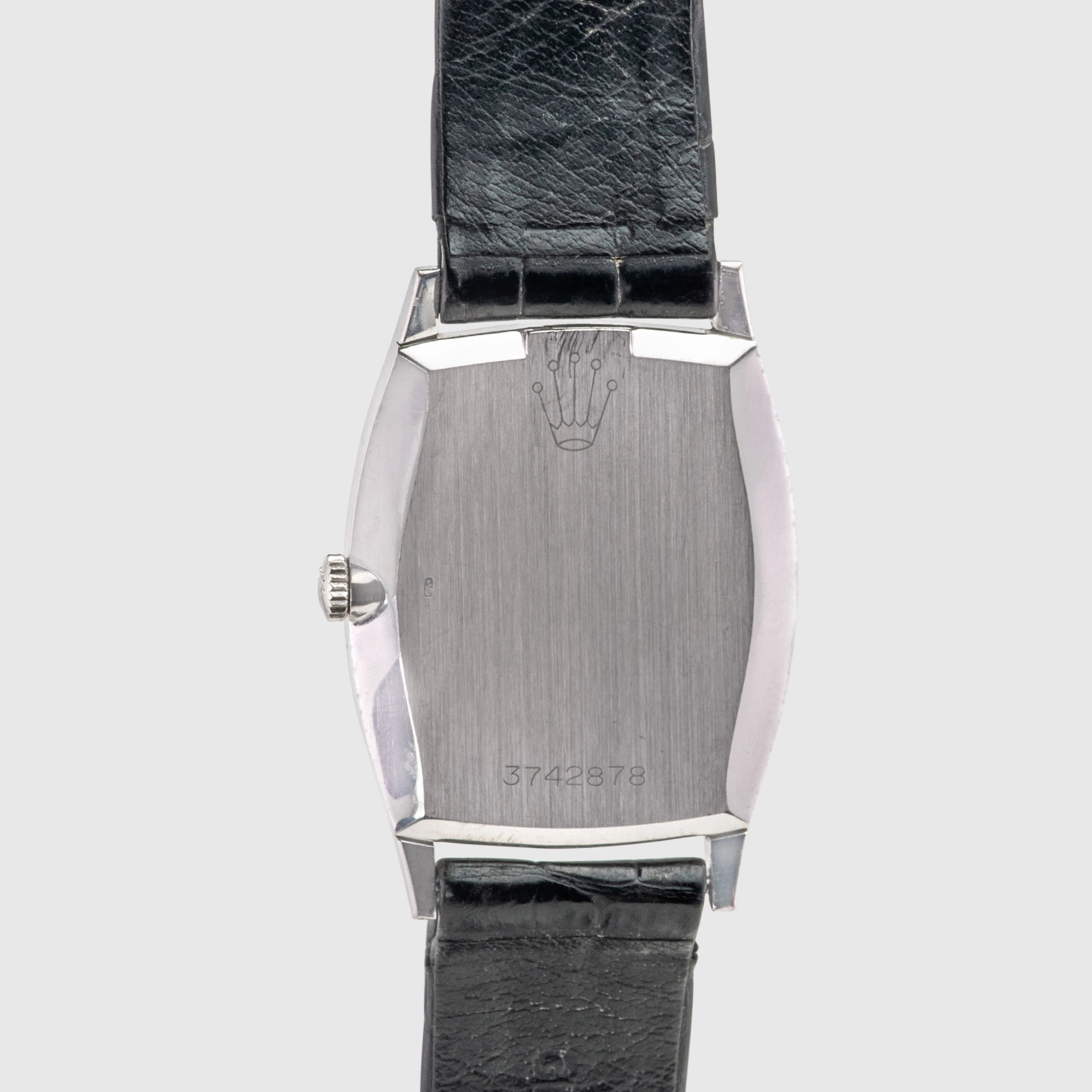 1974 Rolex Cellini Blue Vignette Dial White Gold Ref. 3807 (with Papers)