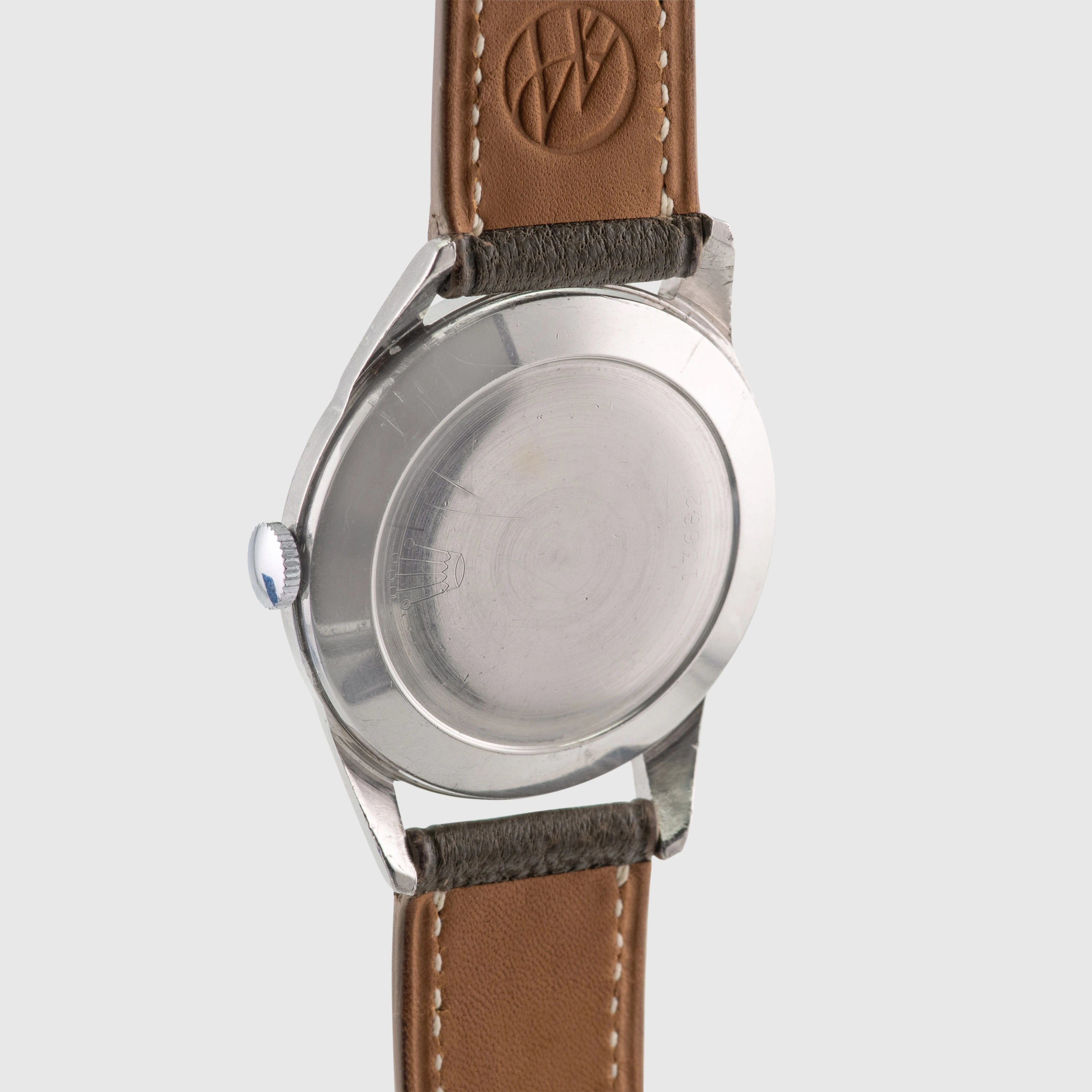 1954 Rolex Dress Watch Stainless Steel Sand Finish Dial Ref. 8896