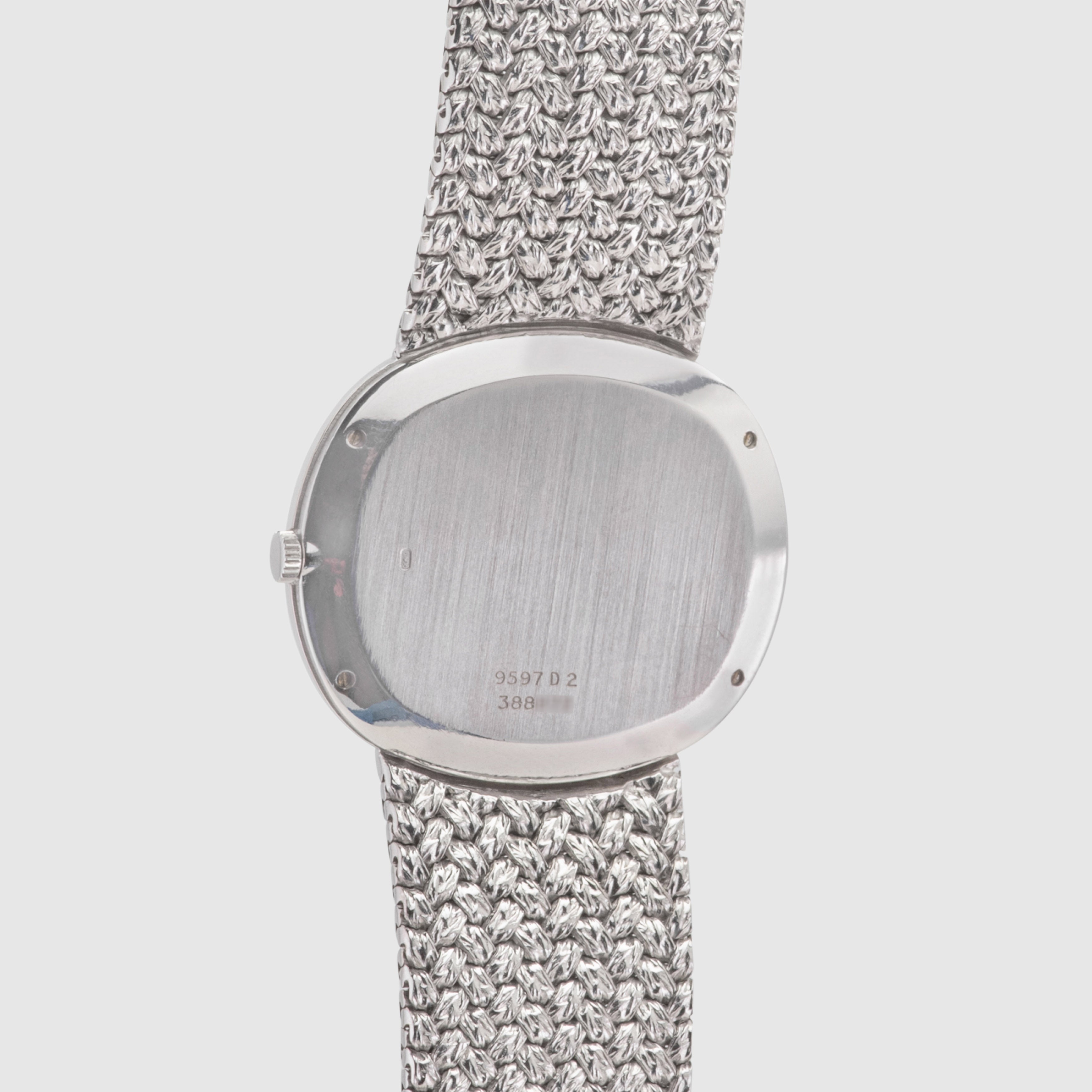 1982 Piaget Onyx Dial with Eastern Hindi Numerals White Gold Ref. 9597 D2