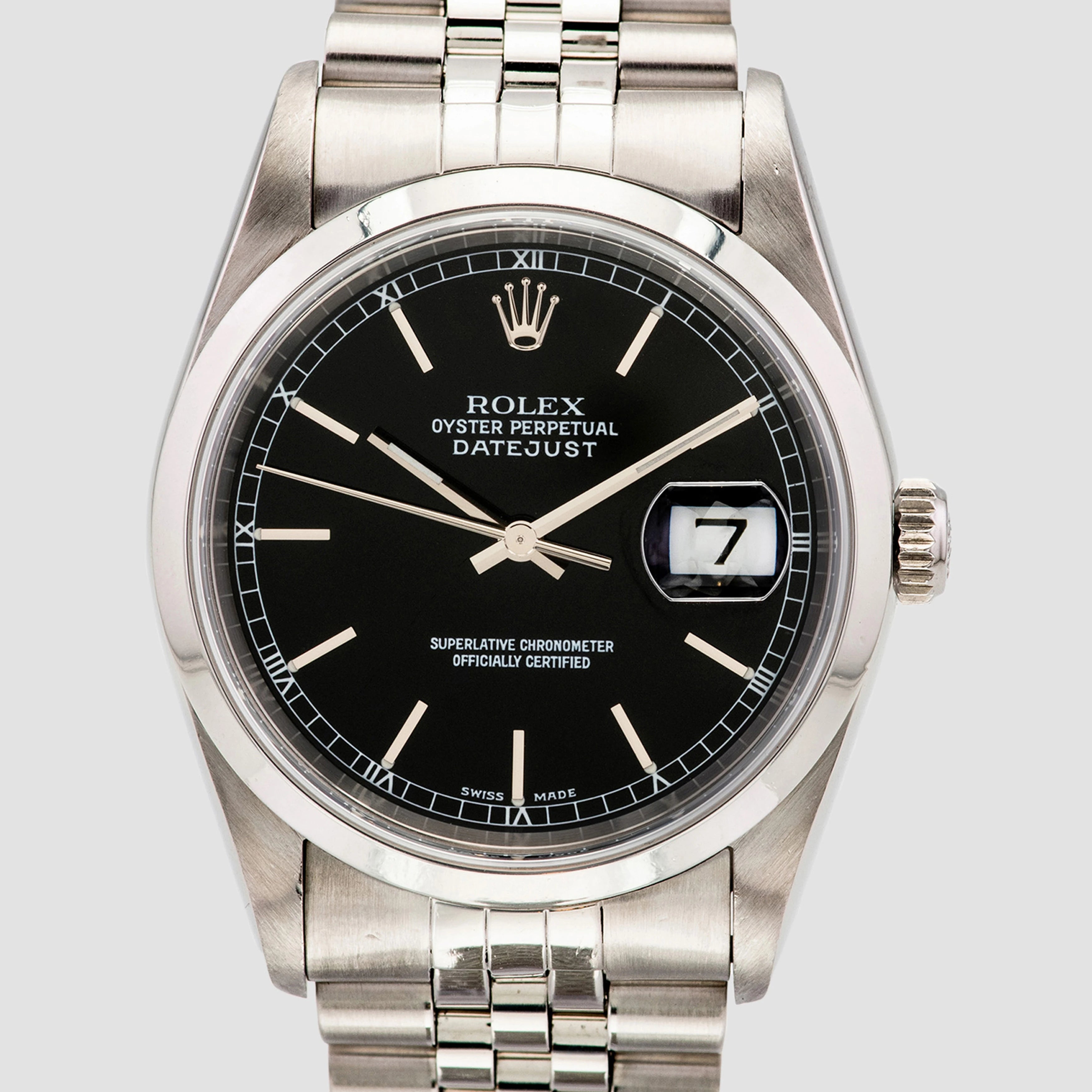 2004 Rolex Datejust Black Dial Ref. 16200