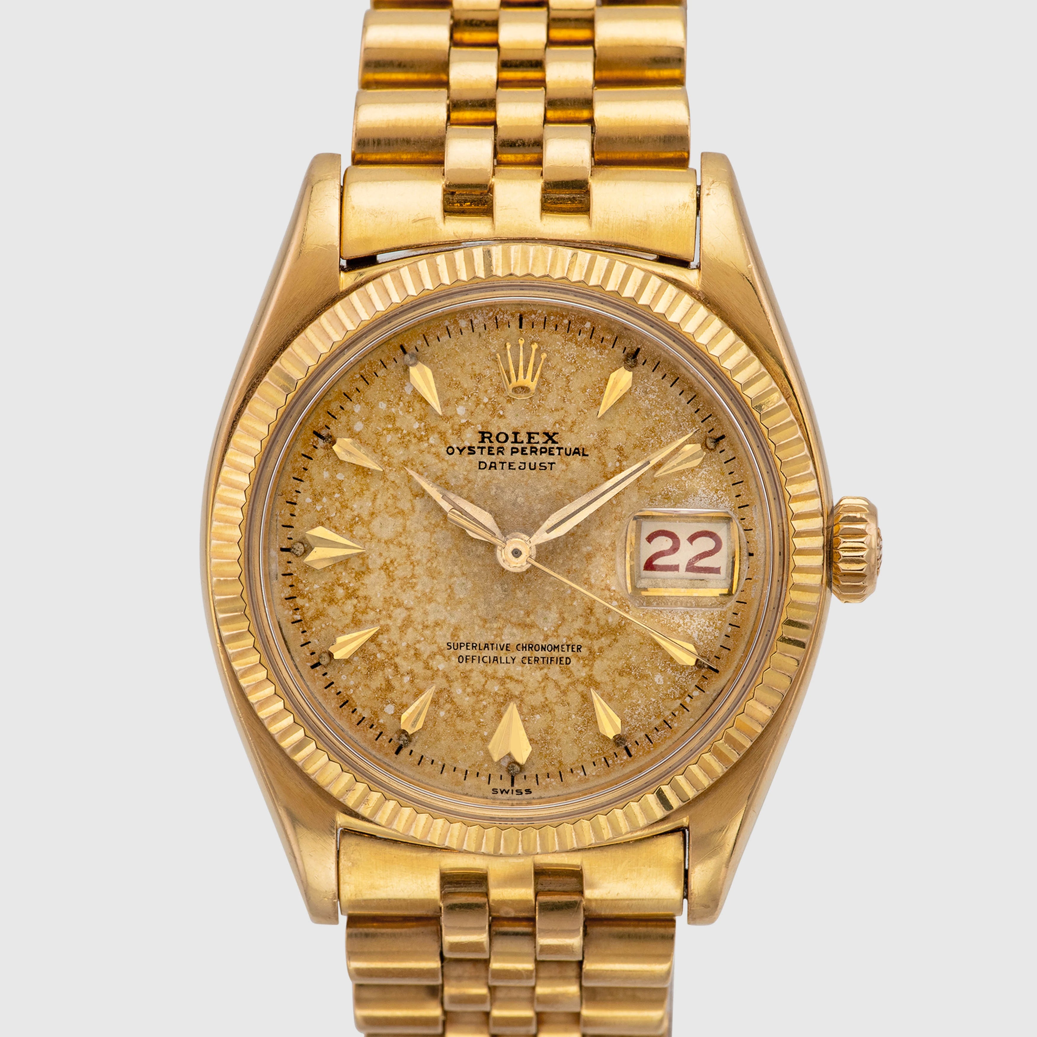1959 Rolex Datejust Tropical Dial Ref. 6605 (Super Full Set)