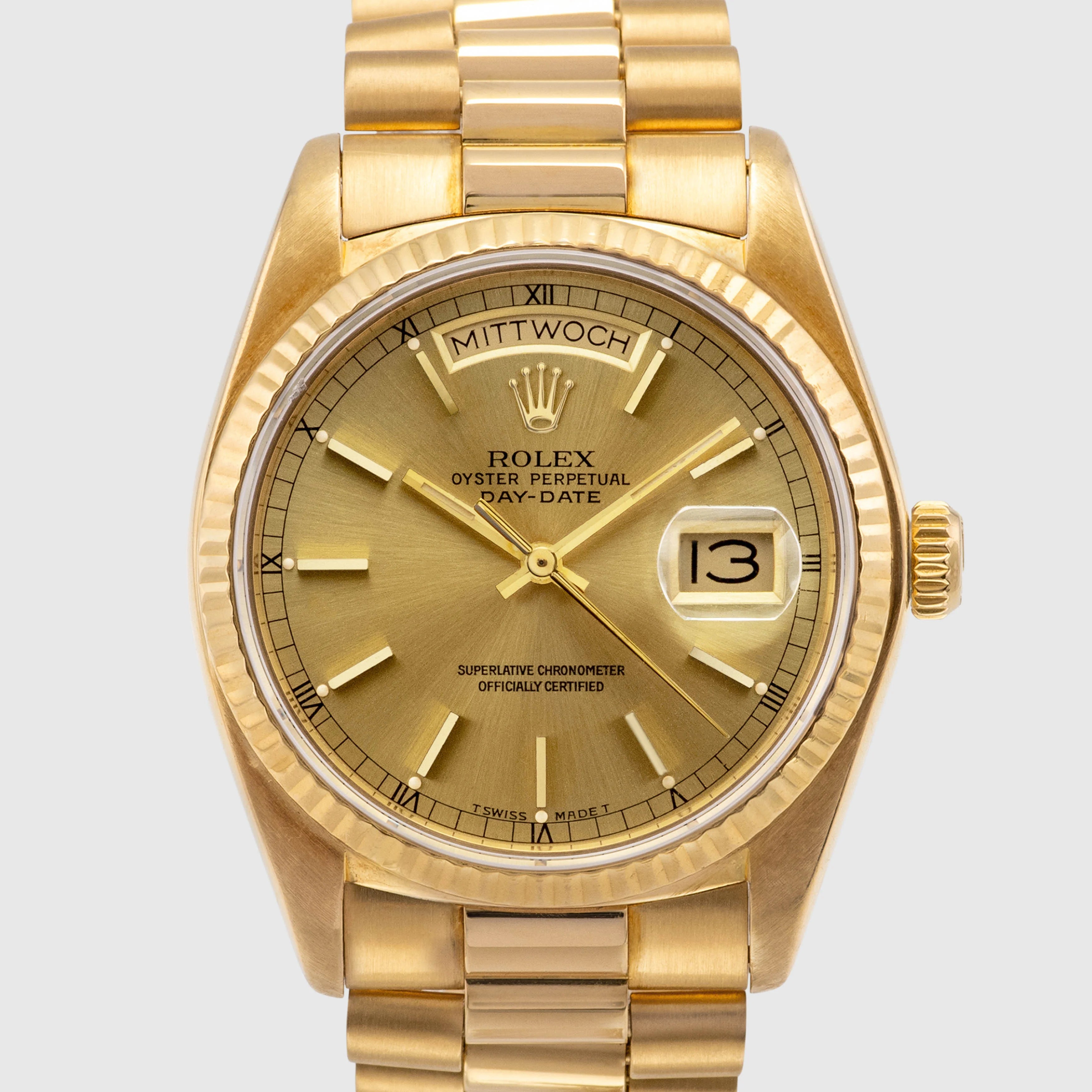 1978 Rolex Day Date Champagne Dial Ref. 18038