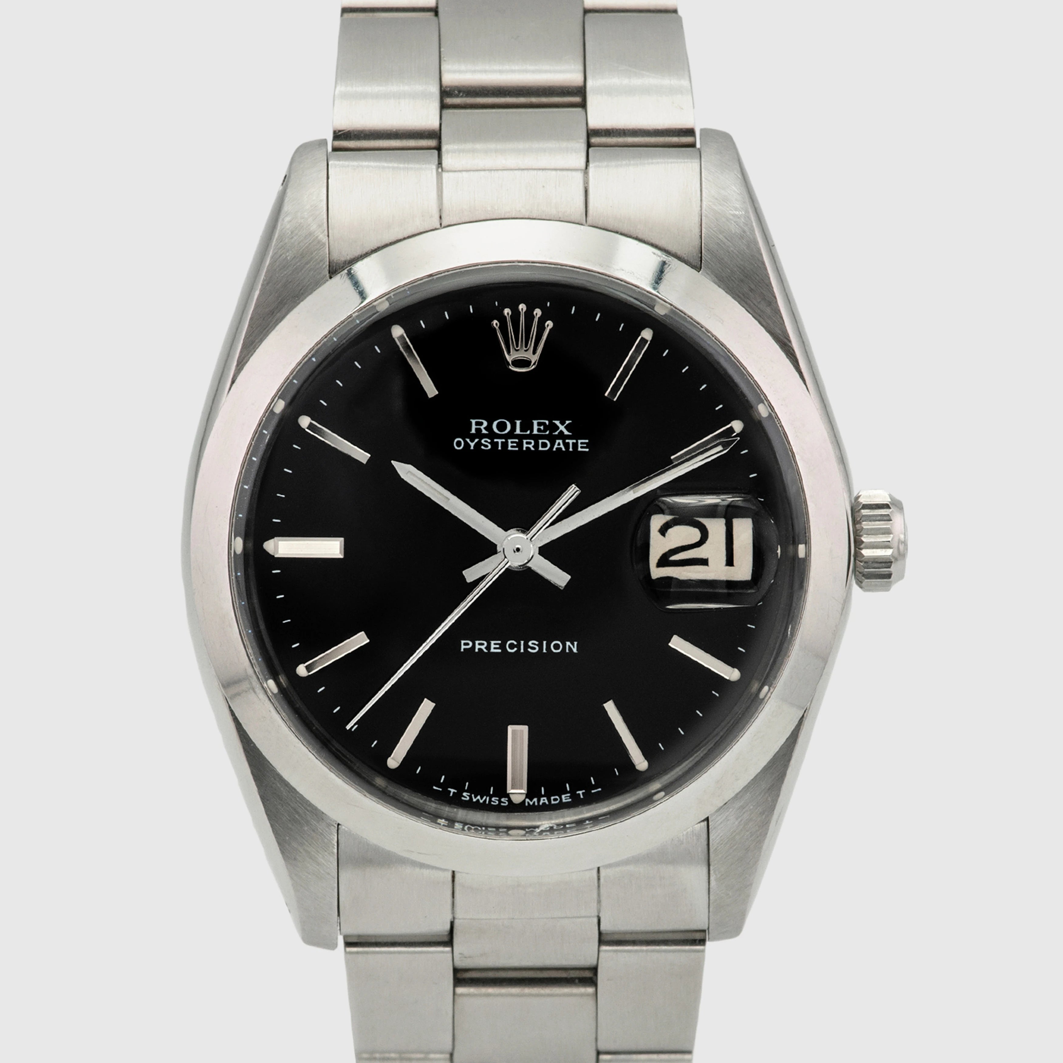 1967 Rolex Oyster Date Precision Black Dial Ref. 6694