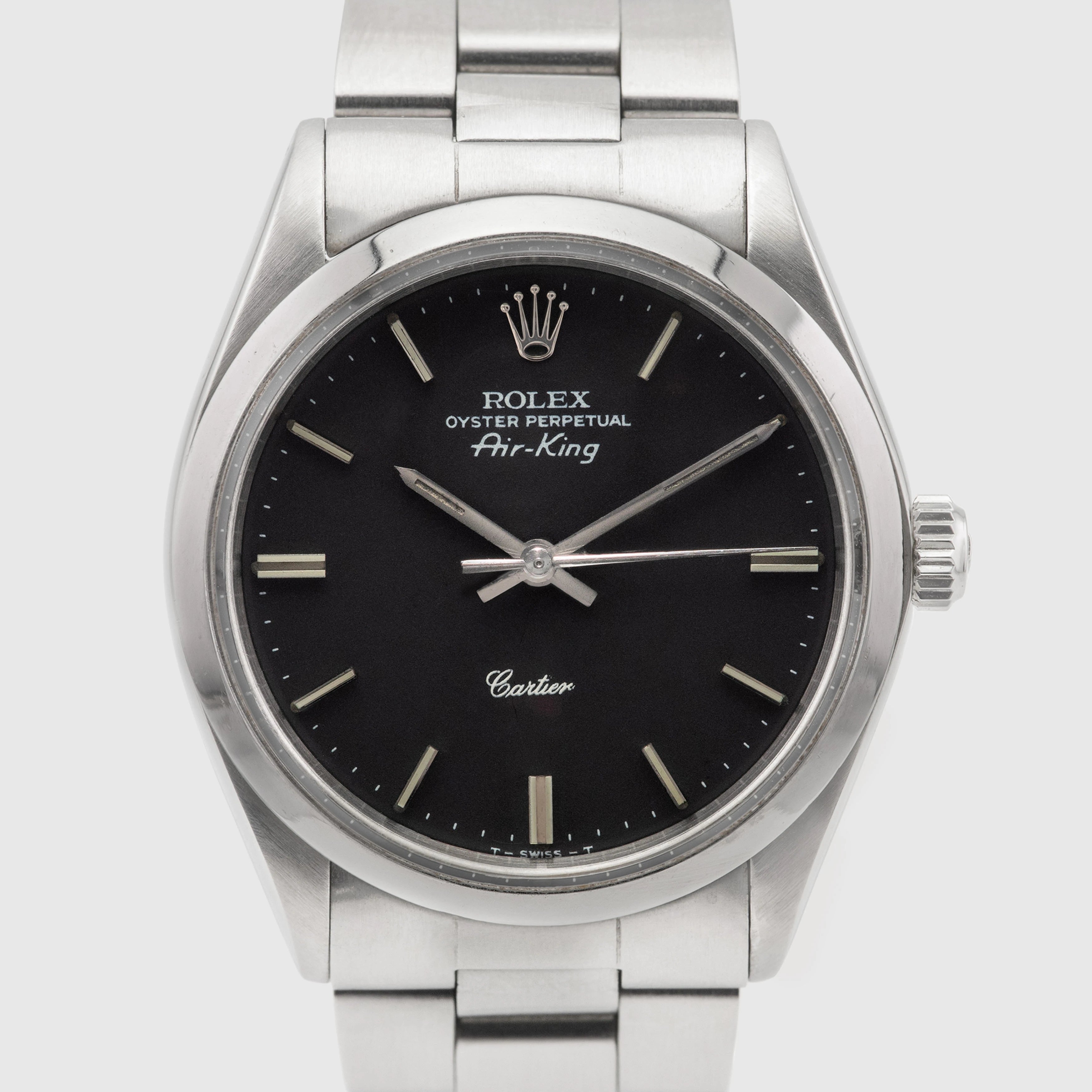 1973 Rolex Air King Double signed 'Cartier' Ref. 5500