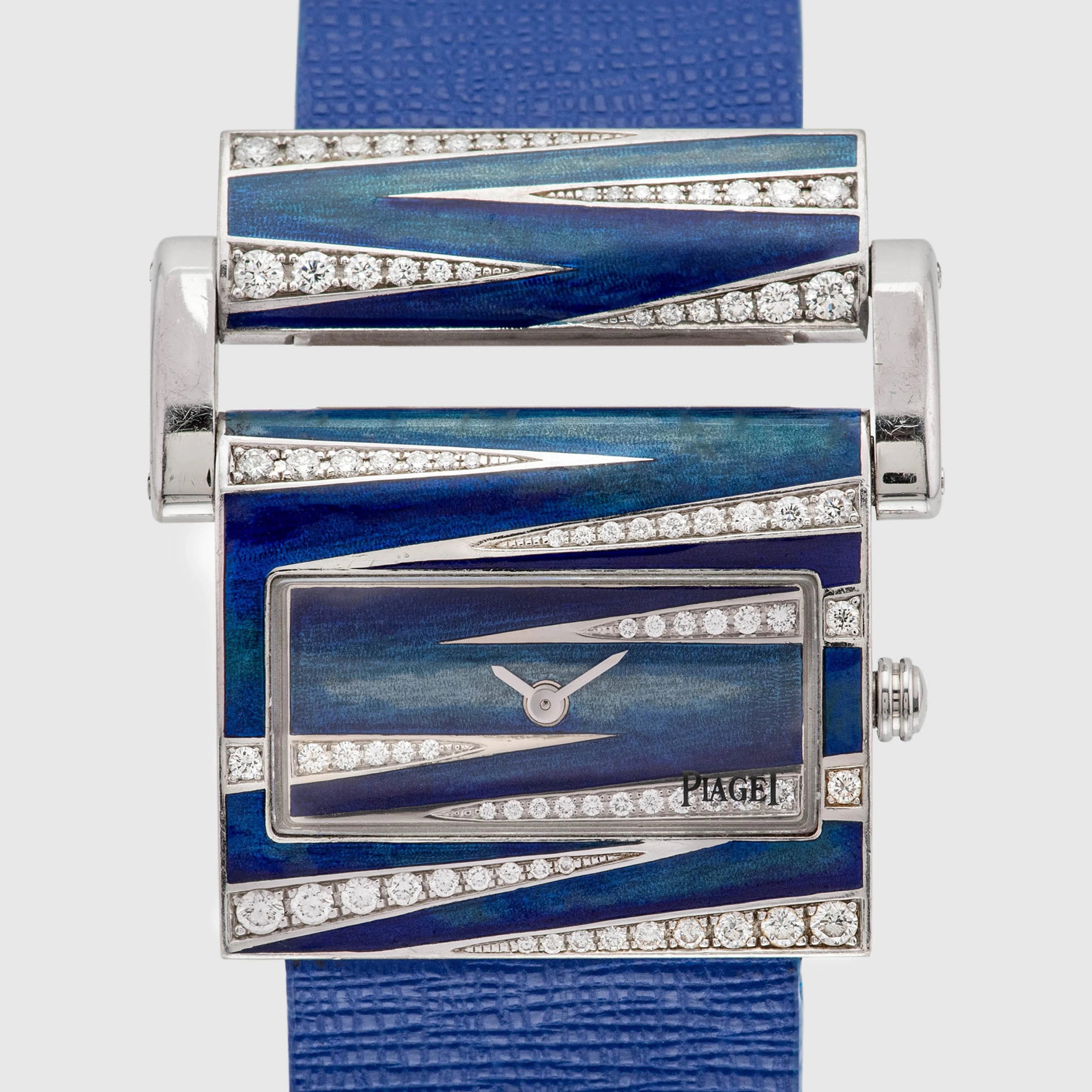 2000's Piaget Miss Protocole 18k White Gold Enamel Dial Ref. PL0317 (with Papers)