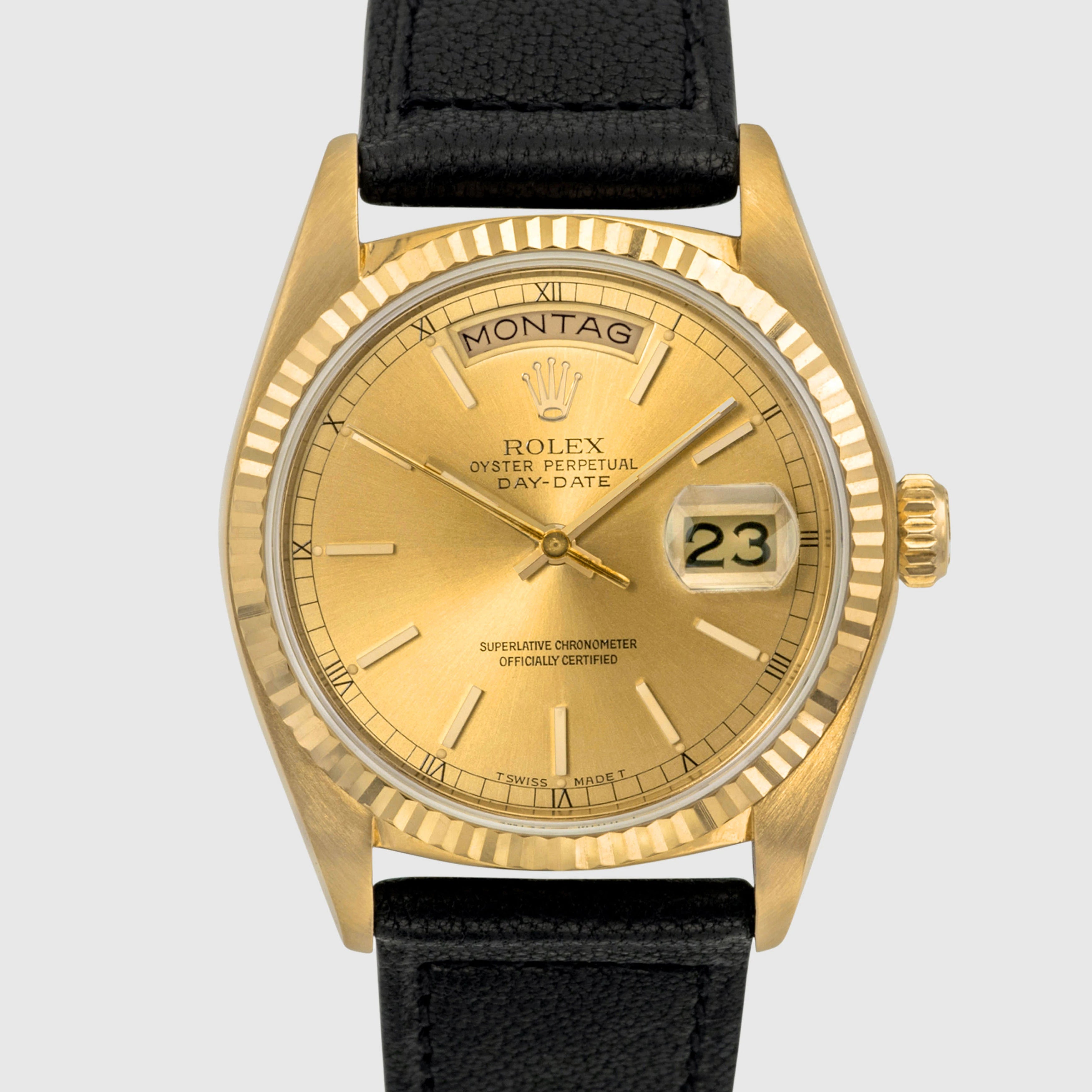 1980 Rolex Day Date Champagne Dial Ref. 18038