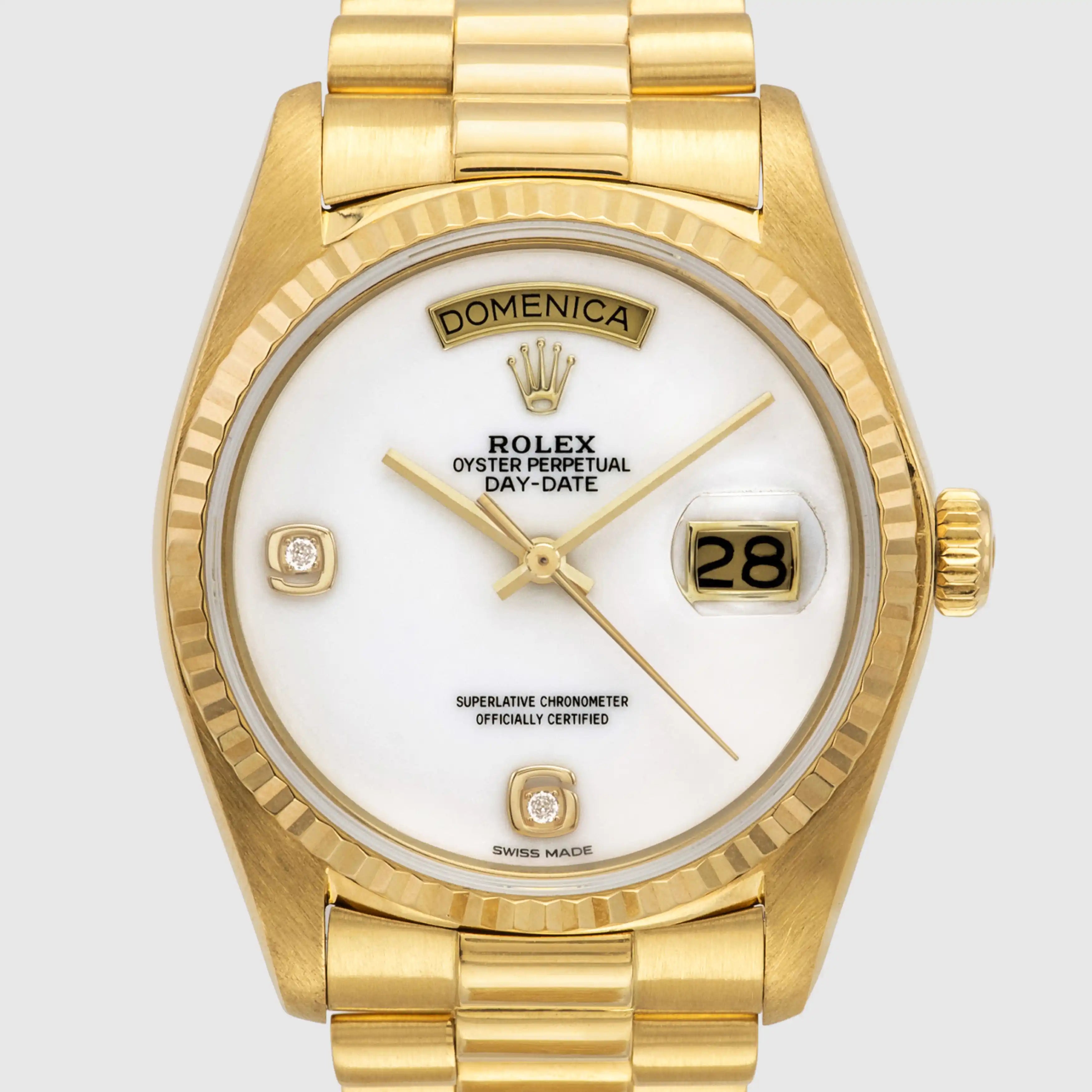 1979 Rolex Day Date Cacholong Dial Ref. 18038