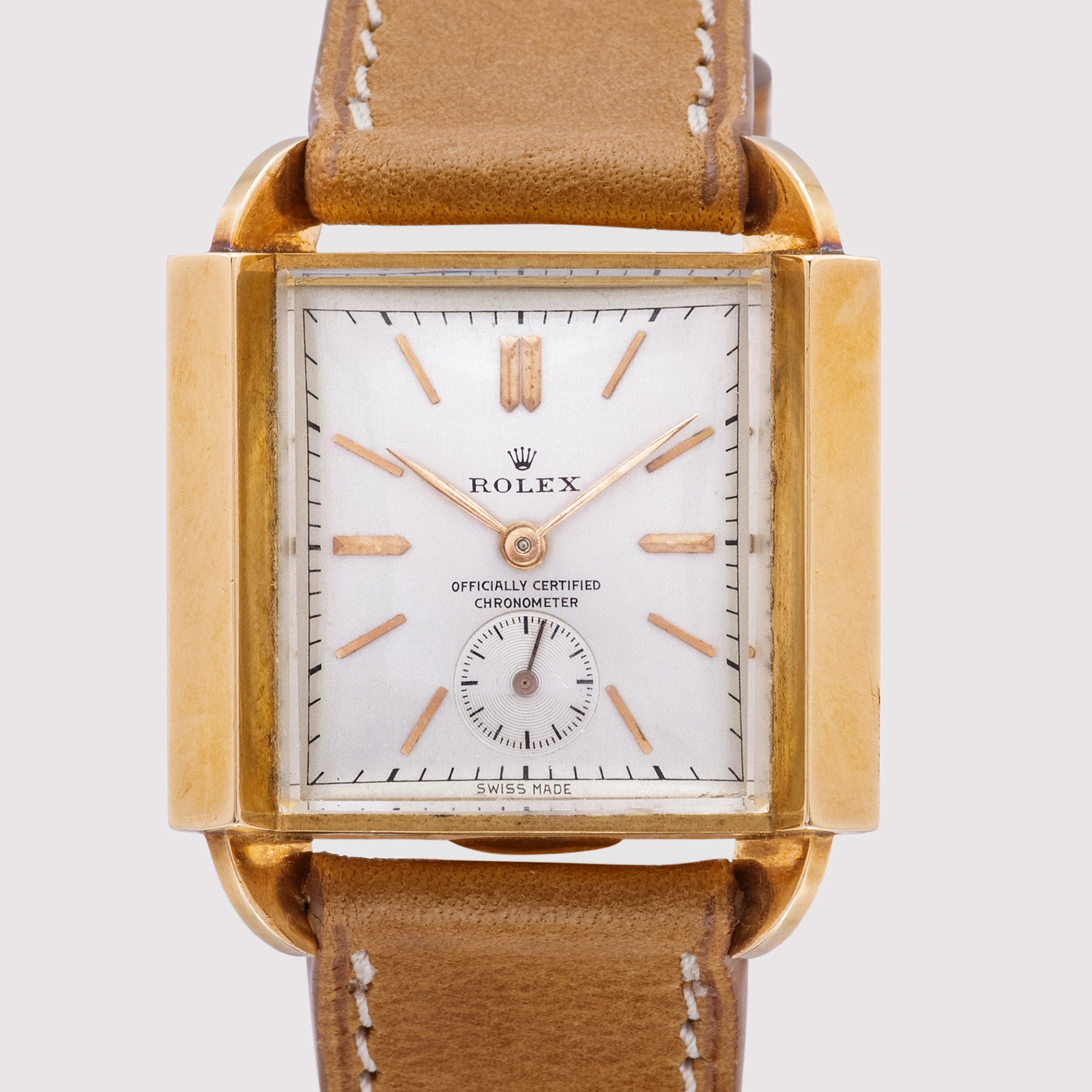 1947 Rolex 'Skater' 18K Ref. 4731 (with Period Rolex box)