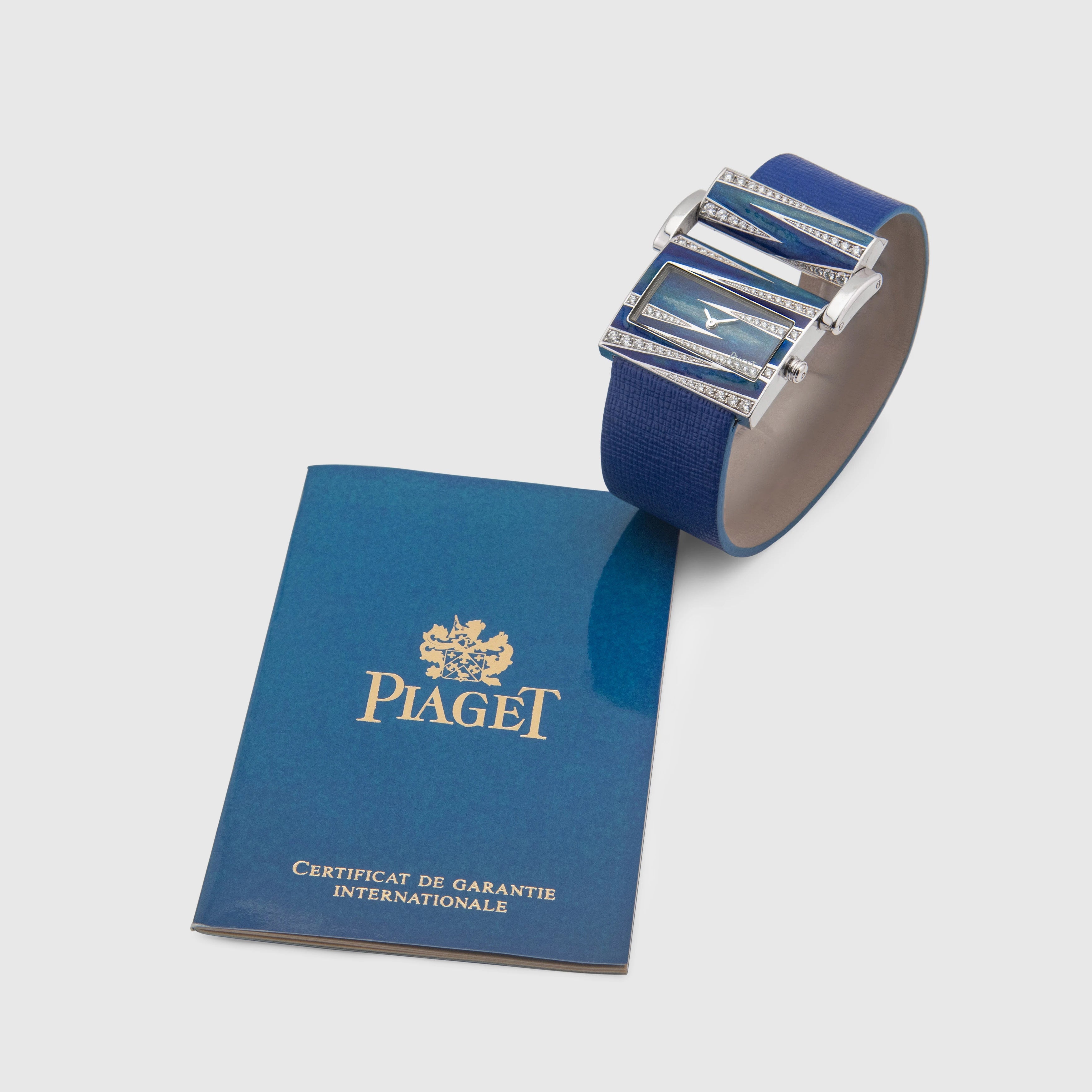 2000's Piaget Miss Protocole 18k White Gold Enamel Dial Ref. PL0317 (with Papers)
