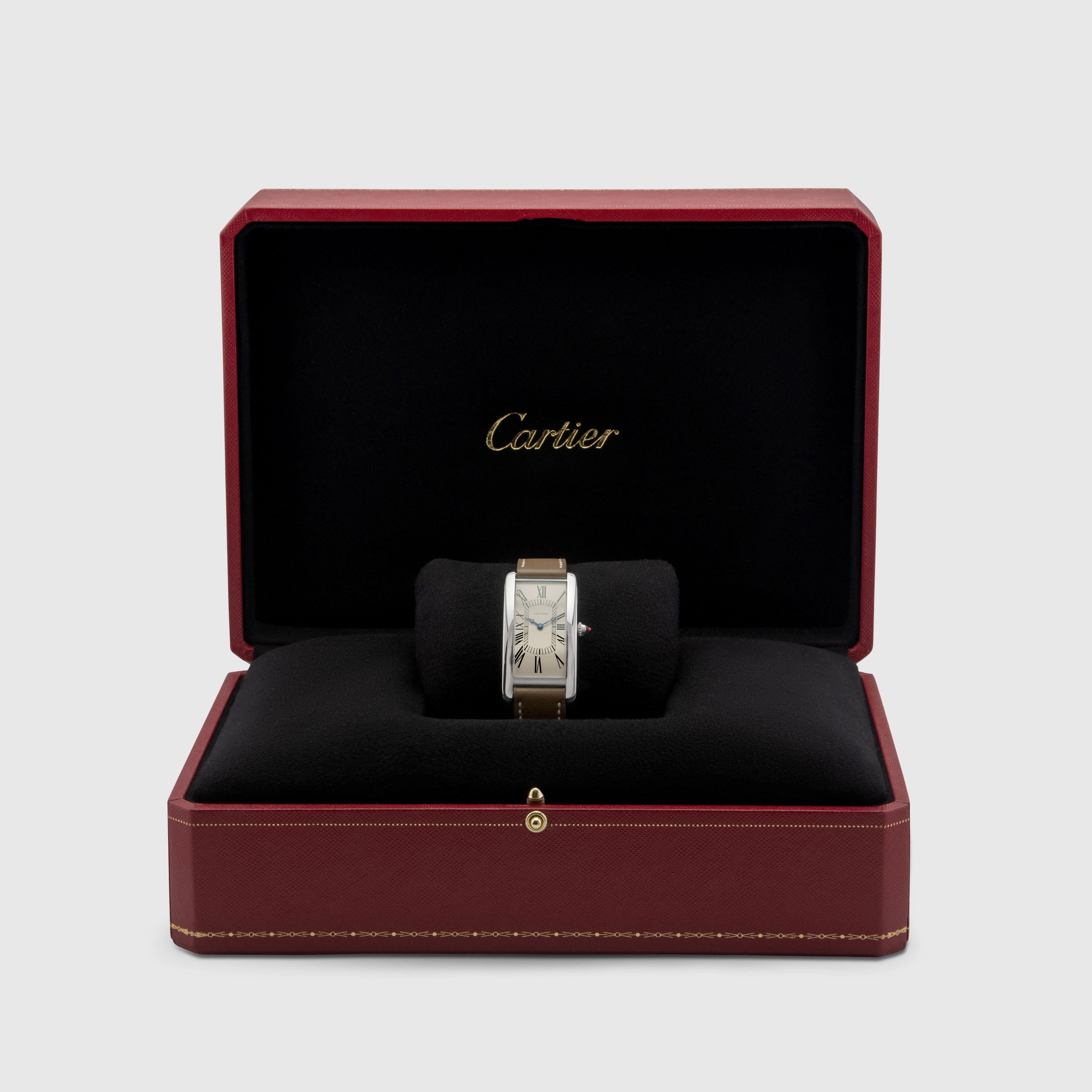 2024 Cartier Tank Cintrée Platinum Ref. WGTA0193 (Full Set)