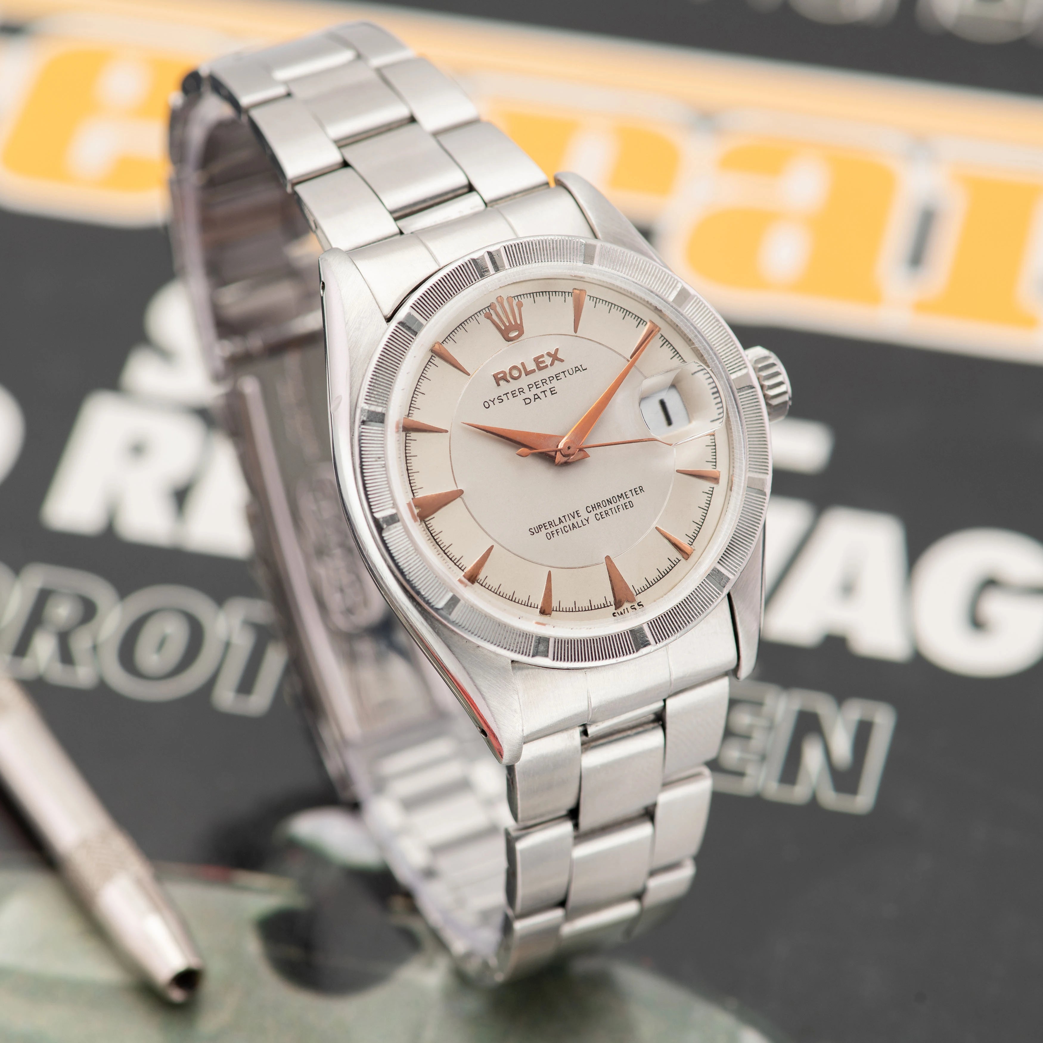 1959 Rolex Oyster Perpetual Date White Dial Ref. 6535