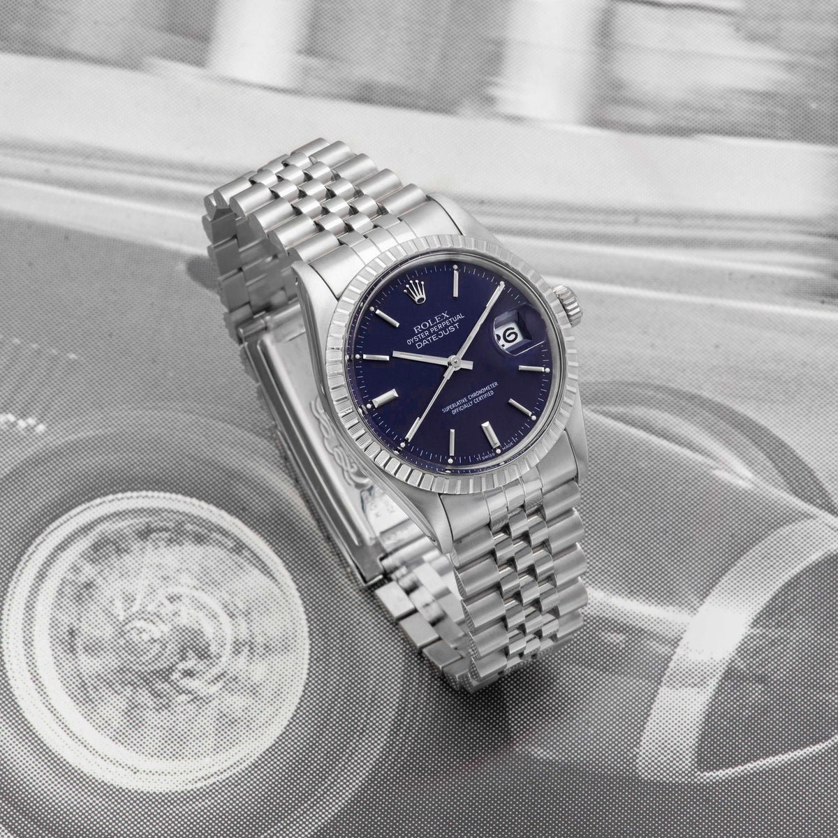 1986 Rolex Datejust Blue/Purple Dial Ref. 16030