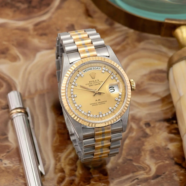 1990 Rolex Day Date Tridor