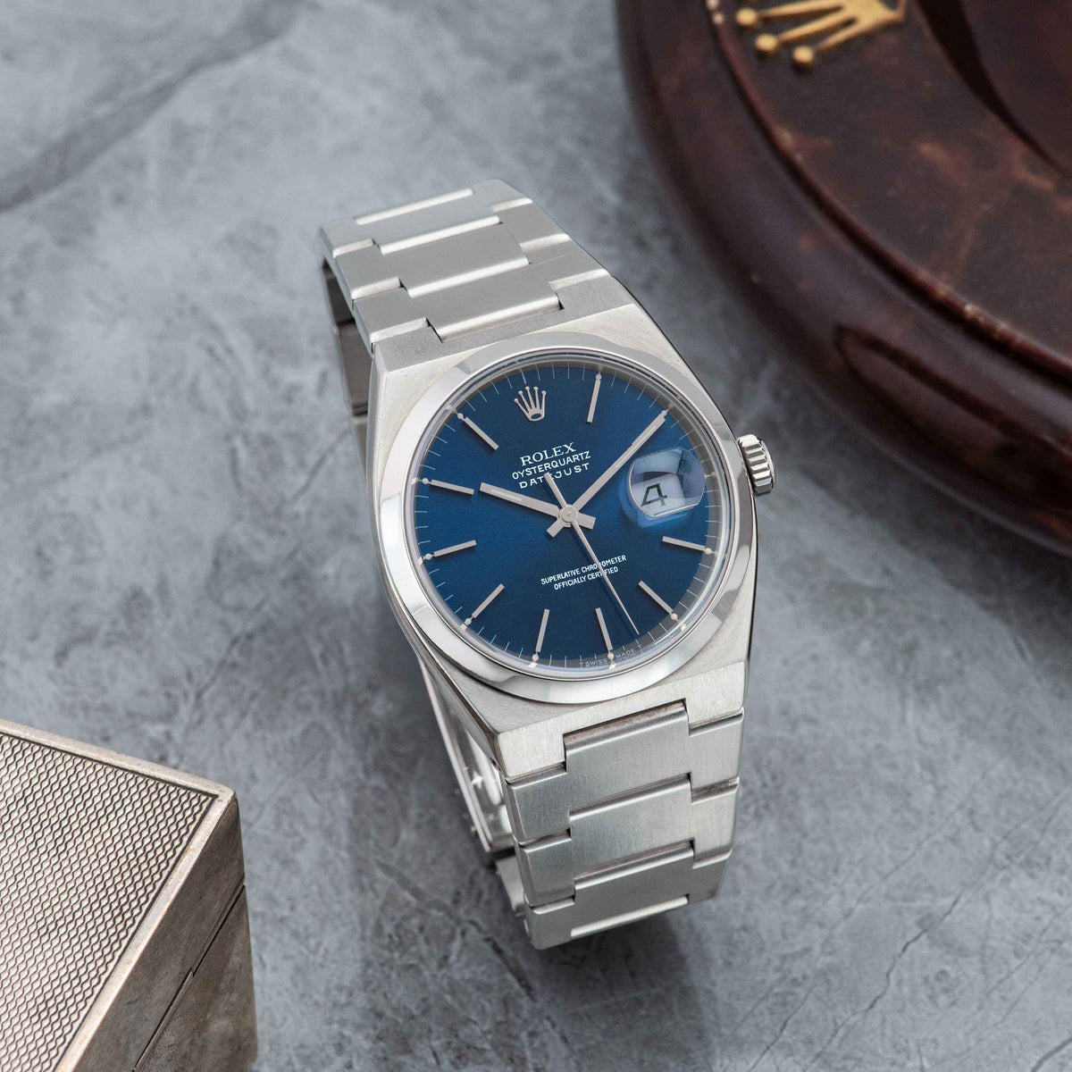 1997 Rolex Oysterquartz Blue Dial Ref. 17000
