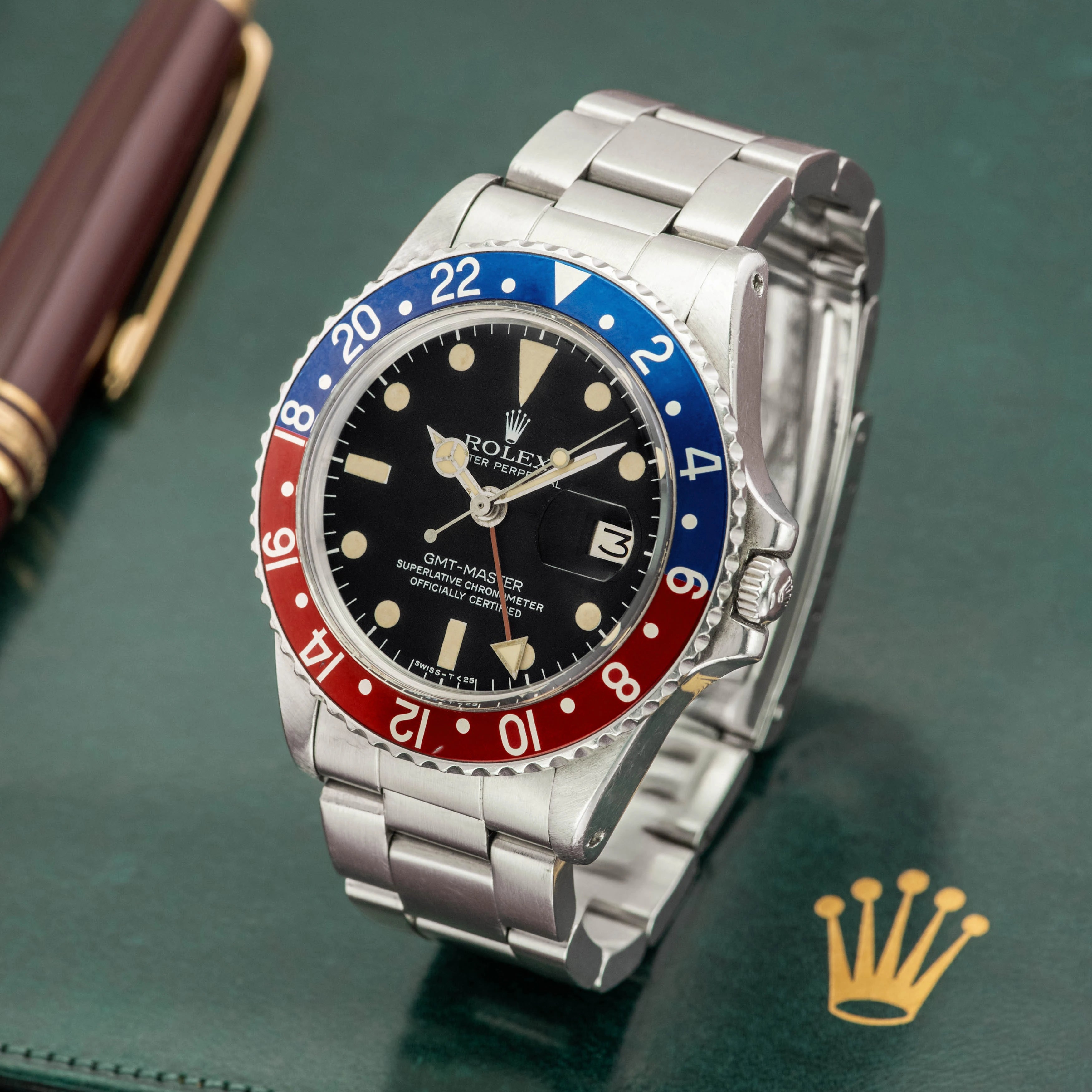 1978 Rolex GMT Master Pepsi Stainless Steel Ref. 1675