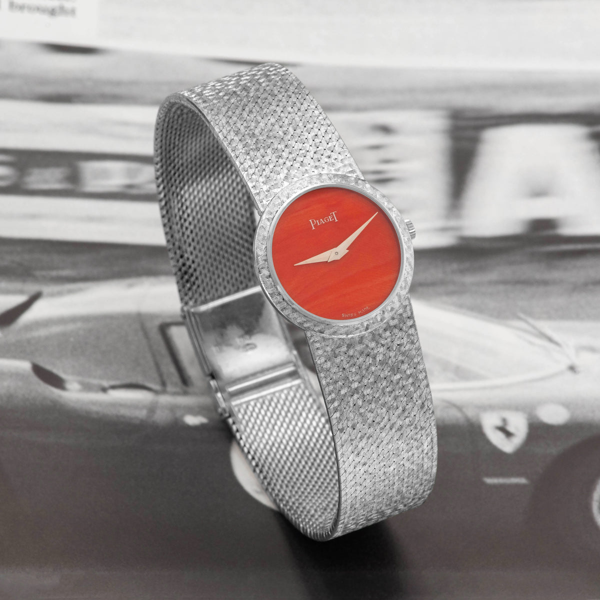 1968/69 Piaget 18k White Gold Coral Dial Ref. 921