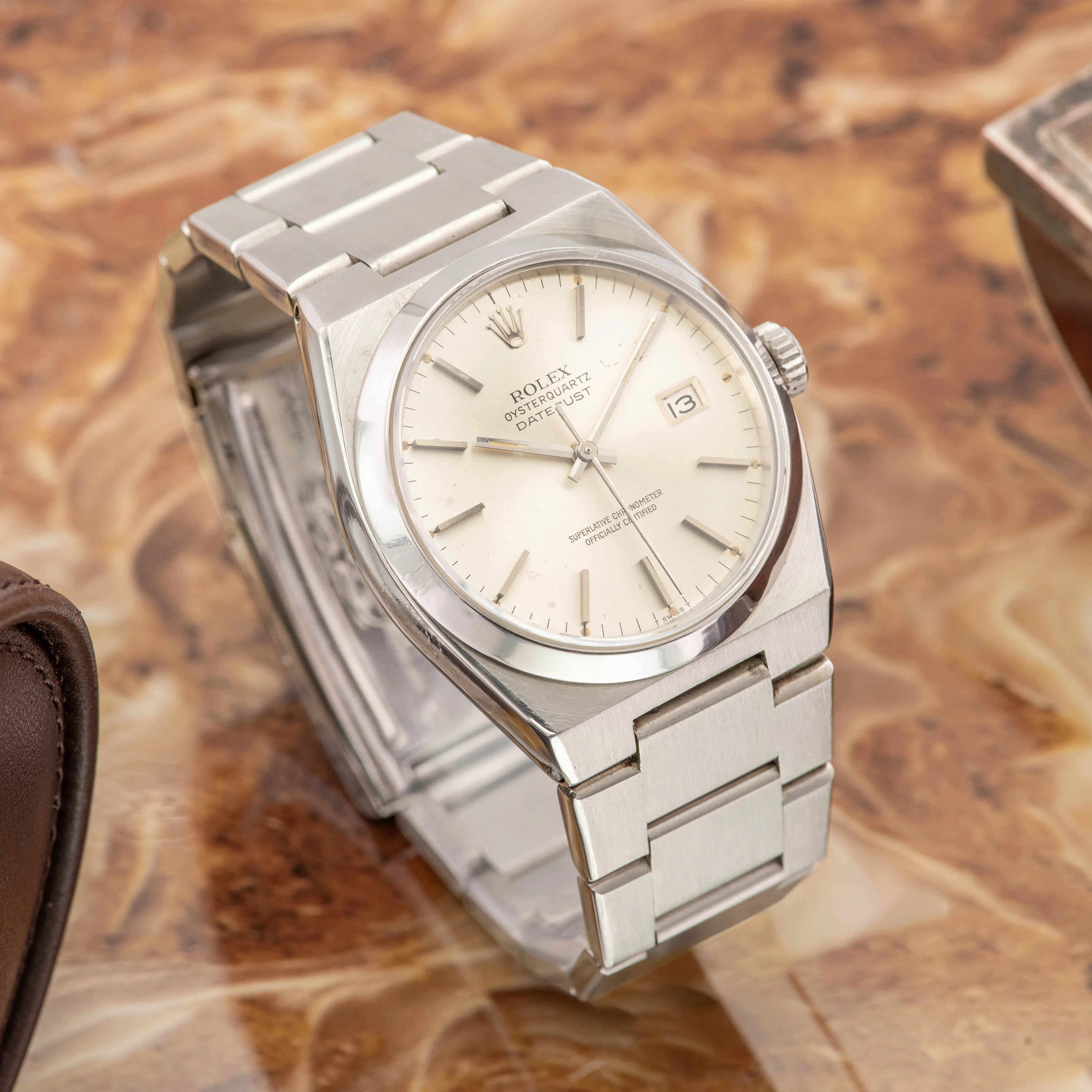 1979 Rolex Datejust Oysterquartz Silver Dial Ref. 17000