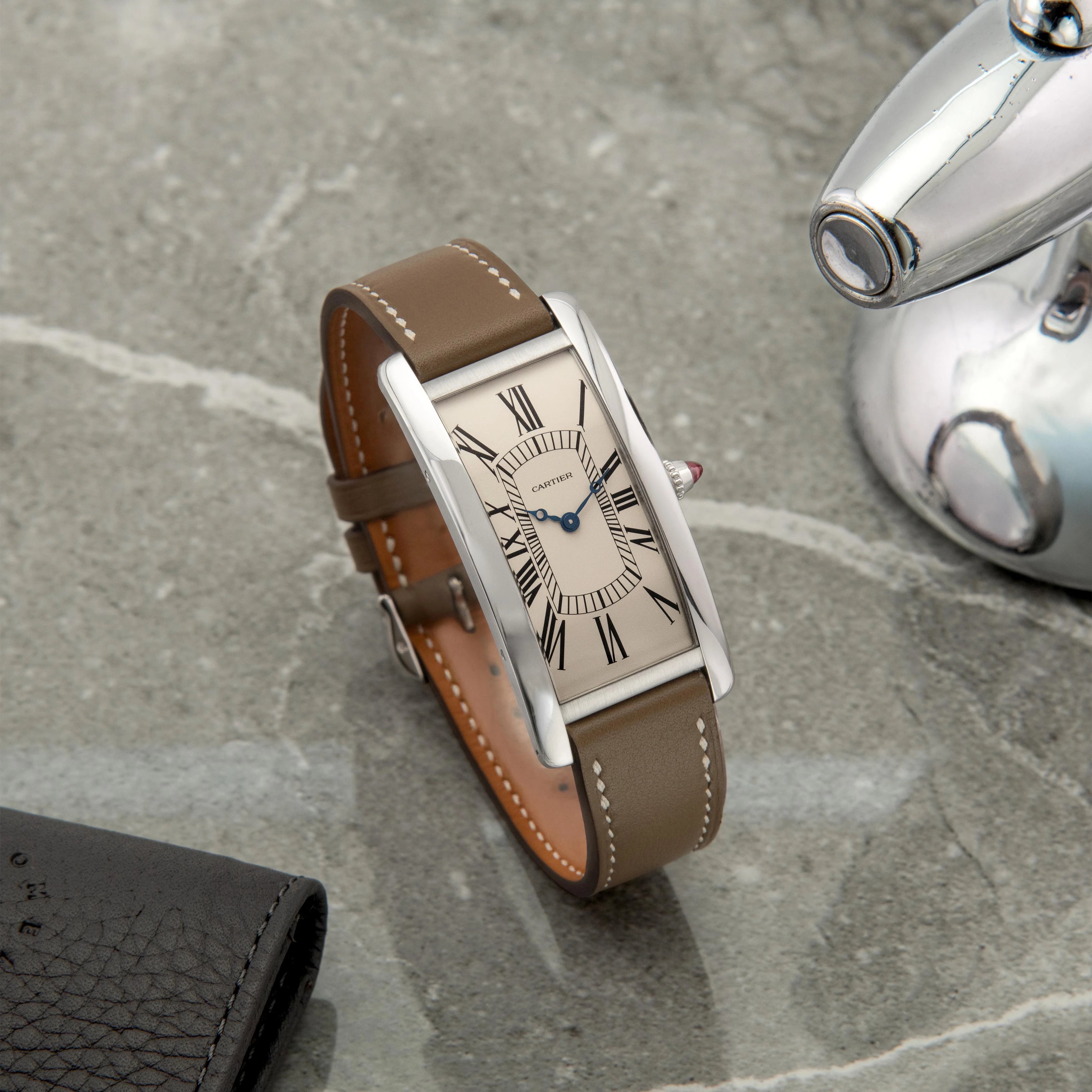 2024 Cartier Tank Cintrée Platinum Ref. WGTA0193 (Full Set)