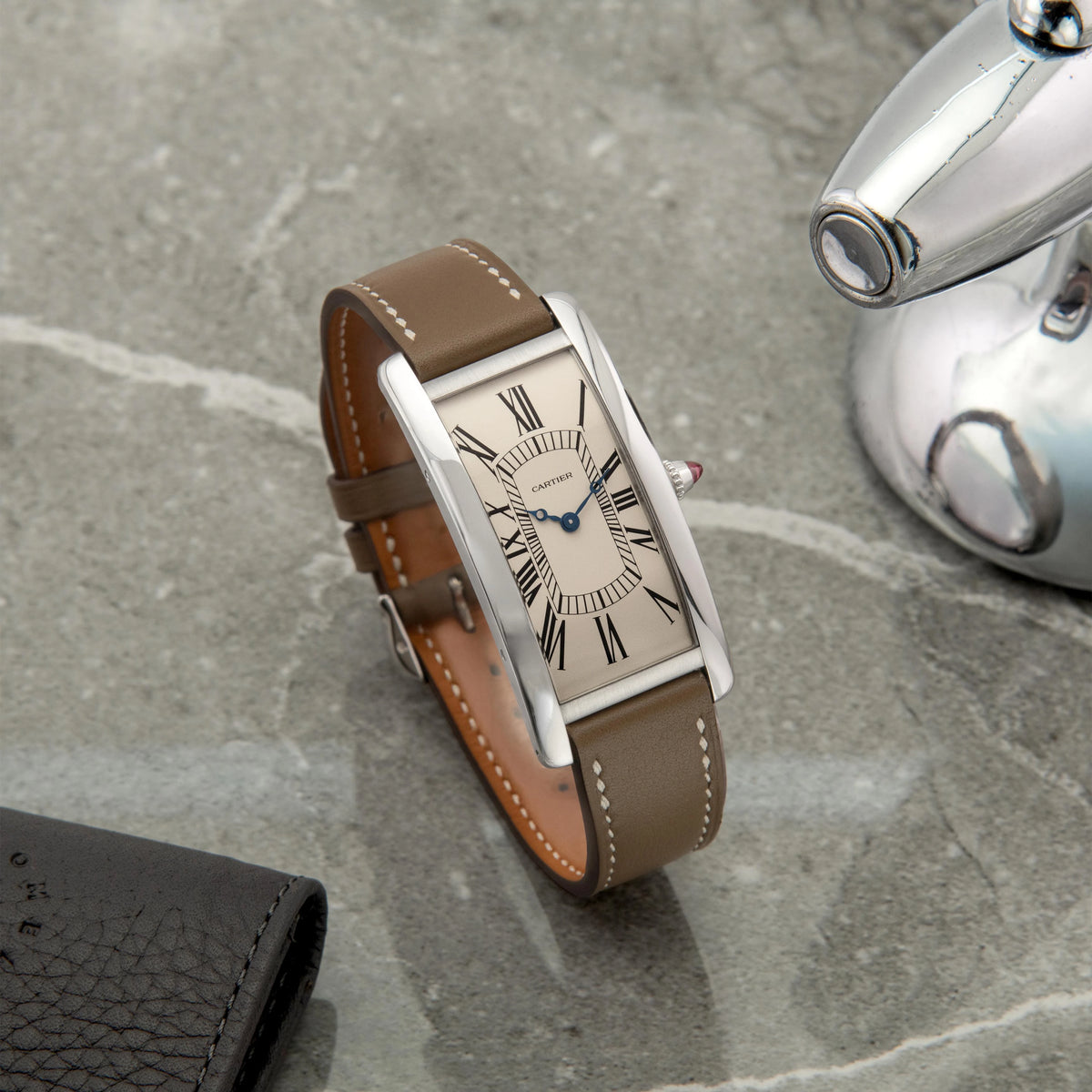 2024 Cartier Tank Cintrée Platinum Ref. WGTA0193 (Full Set)