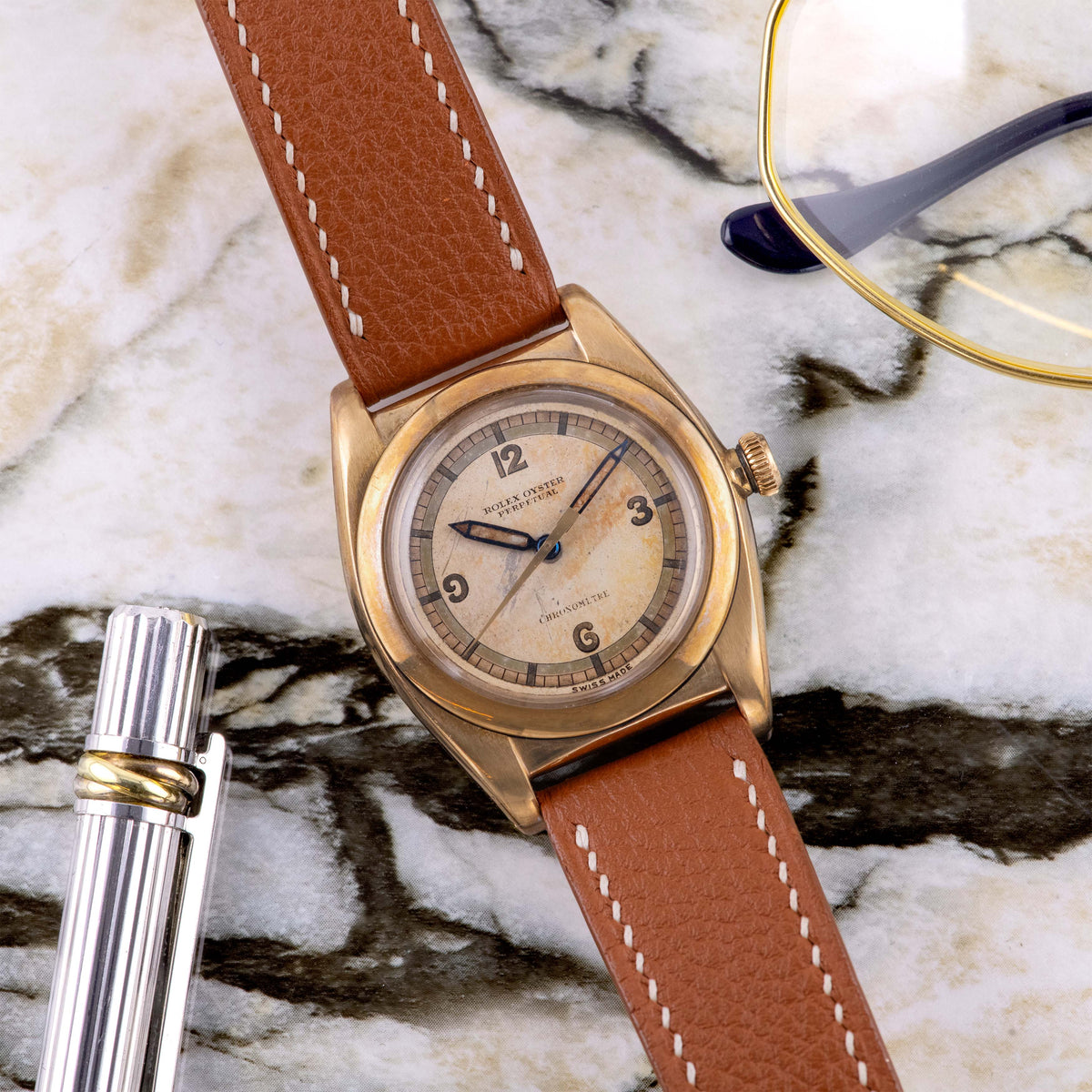 1947 Rolex Oyster Perpetual Bubbleback Ref. 3131