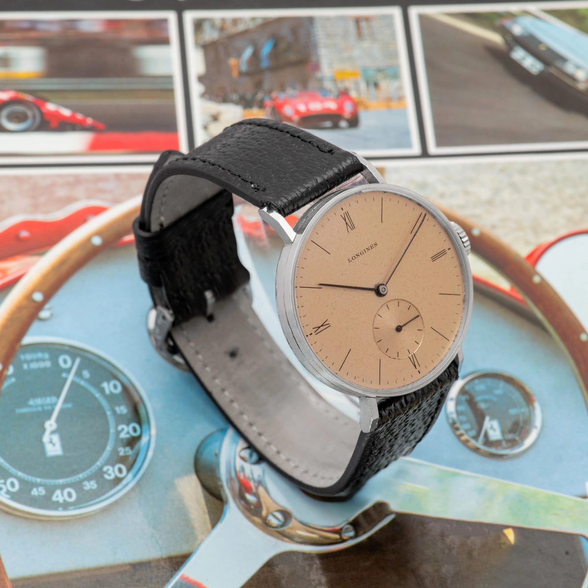 1941 Longines OverSize Salmon Dial Ref. 4366 (with Extract from the Archives)