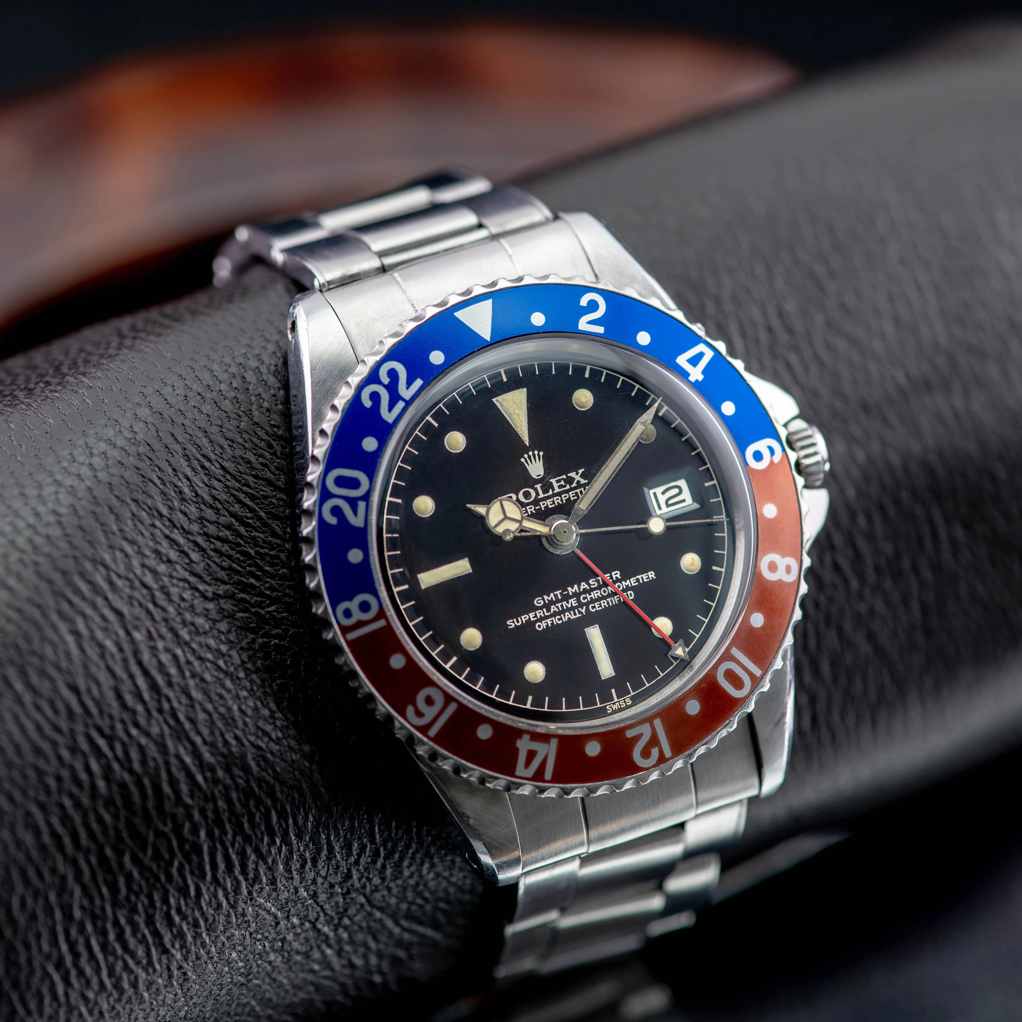 1960 Rolex GMT Master PCG Chapter Ring Gilt Dial Ref. 1675