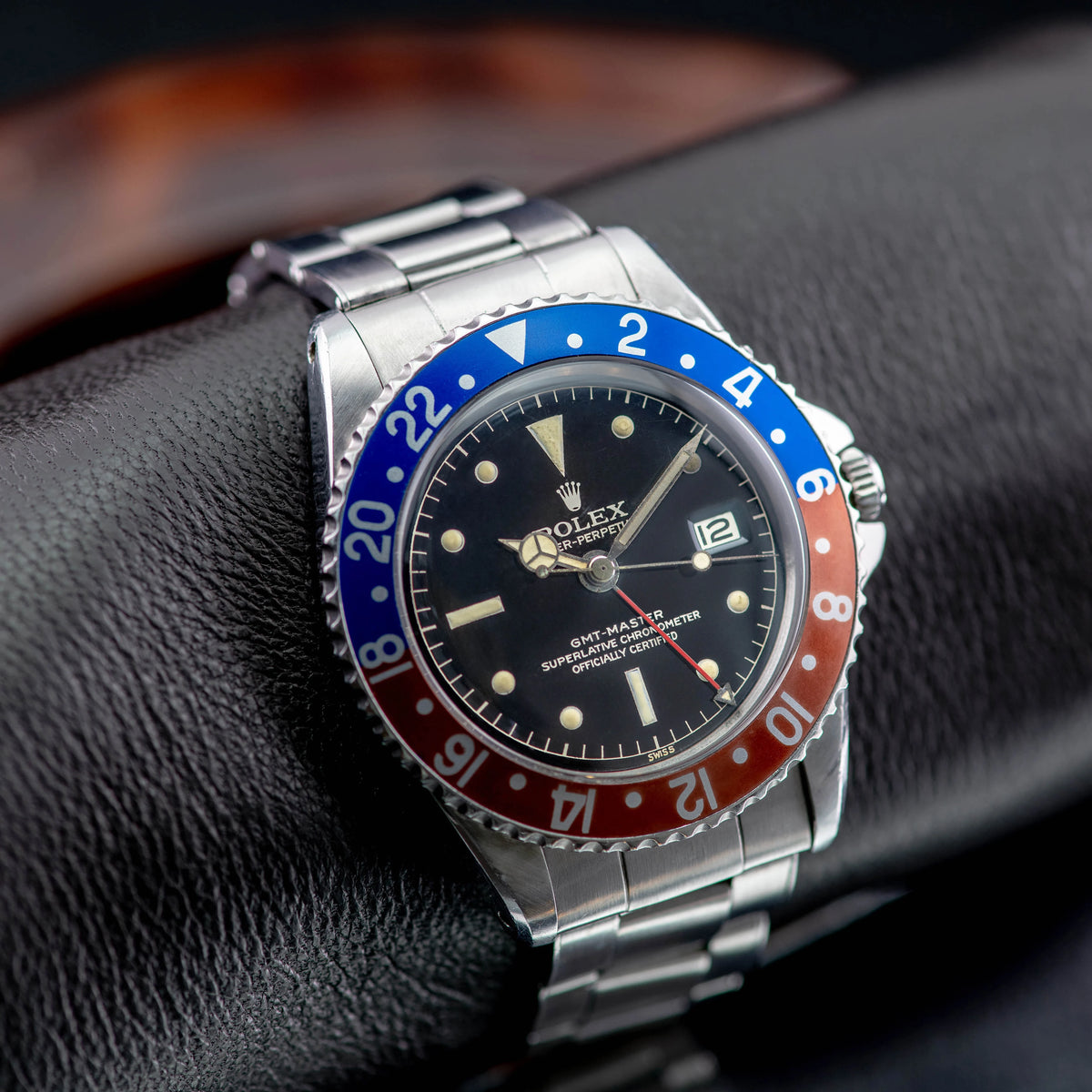 1960 Rolex GMT Master PCG Chapter Ring Gilt Dial Ref. 1675