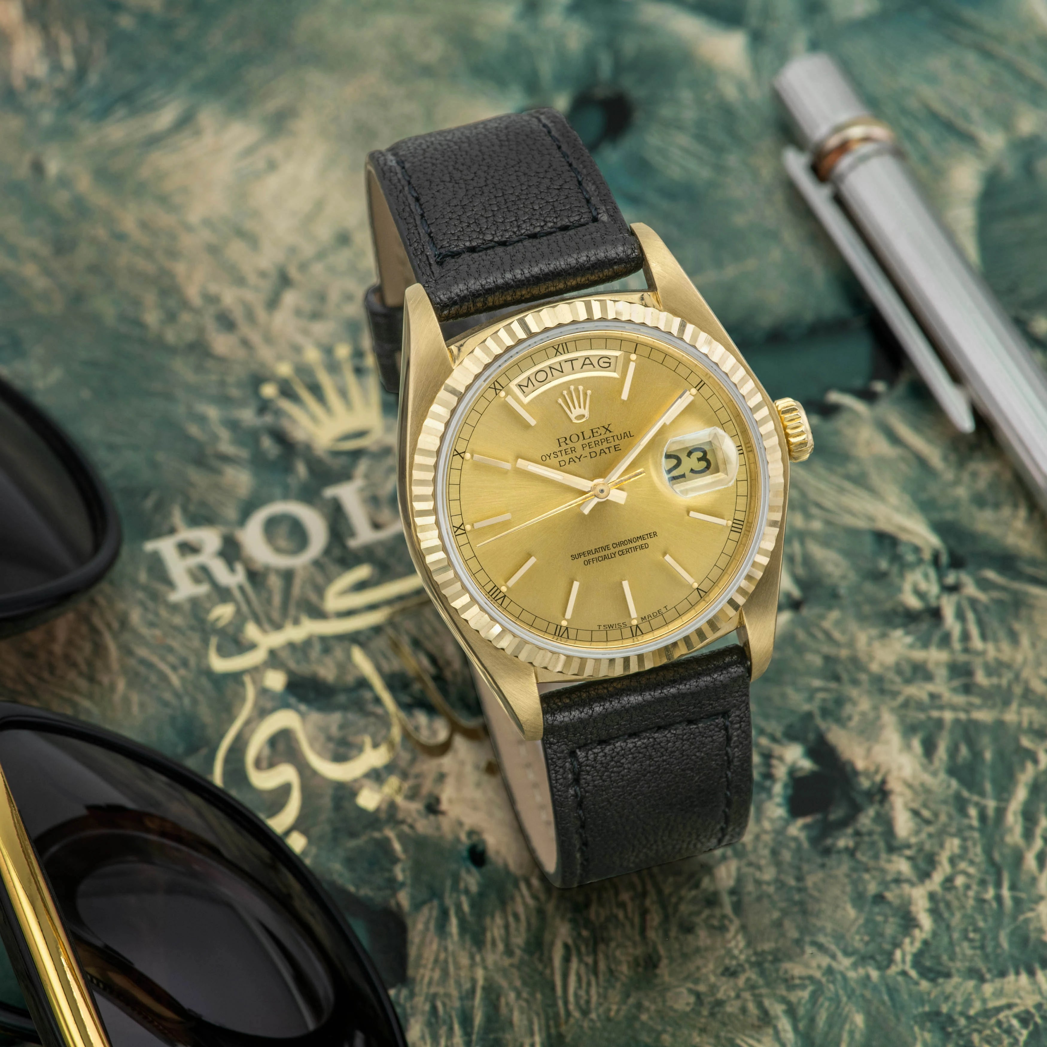 1980 Rolex Day Date Champagne Dial Ref. 18038