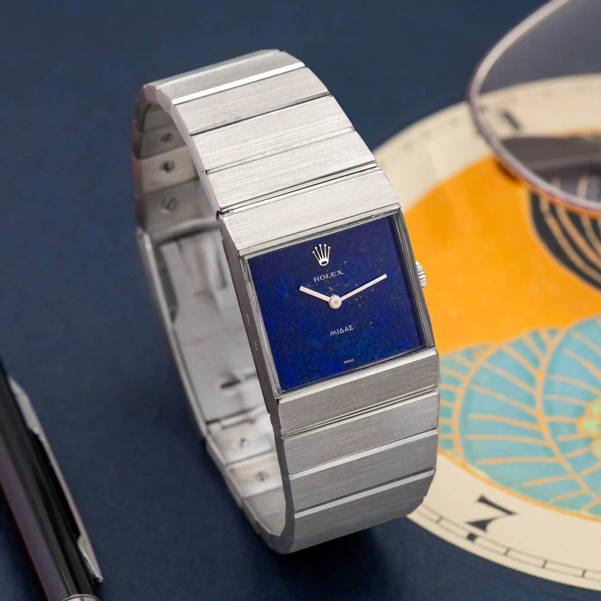 1976 Rolex Queen Midas White Gold Lapis Dial Ref. 4314