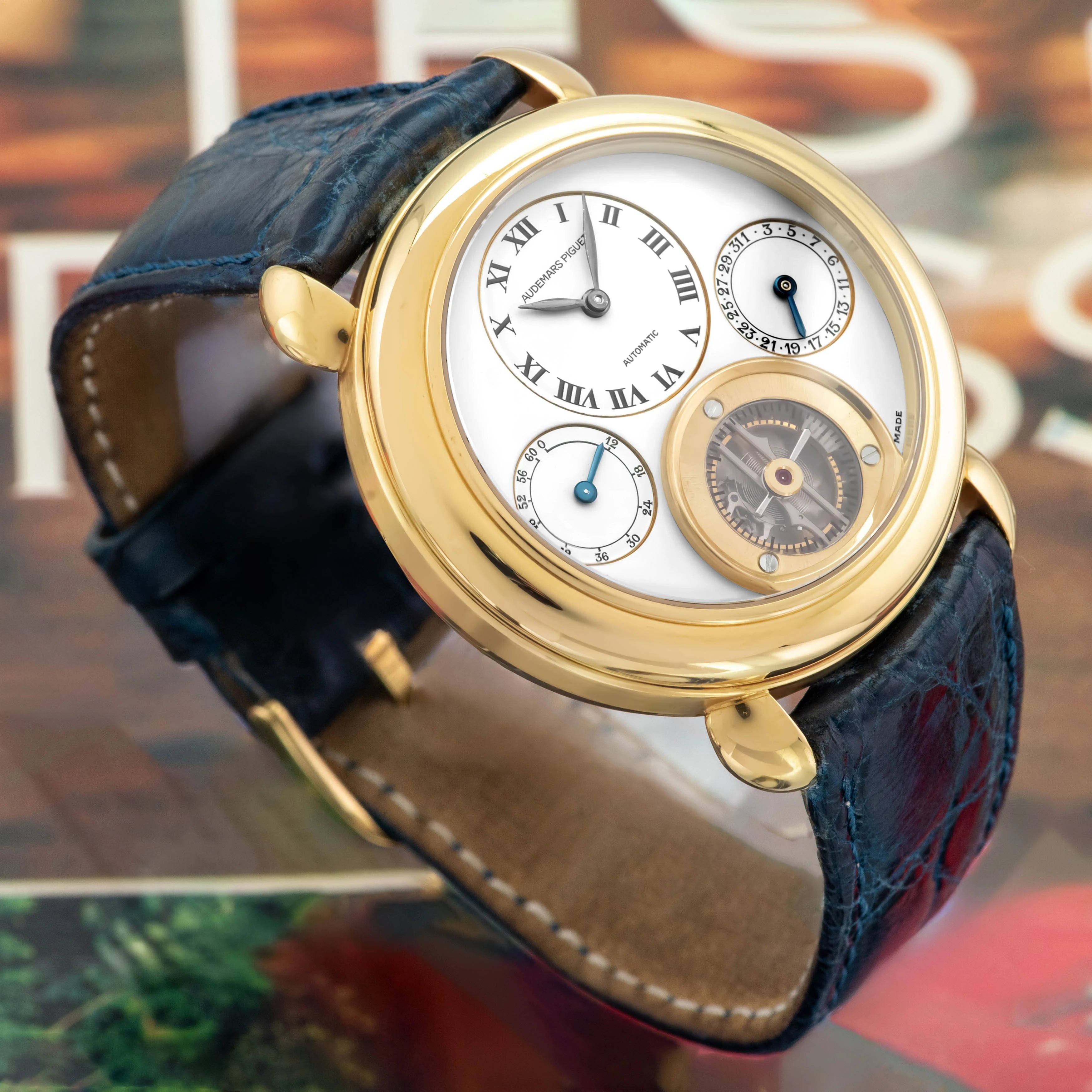 1997 Audemars Piguet Jules Tourbillon with Power Reserve Ref. 25718BA