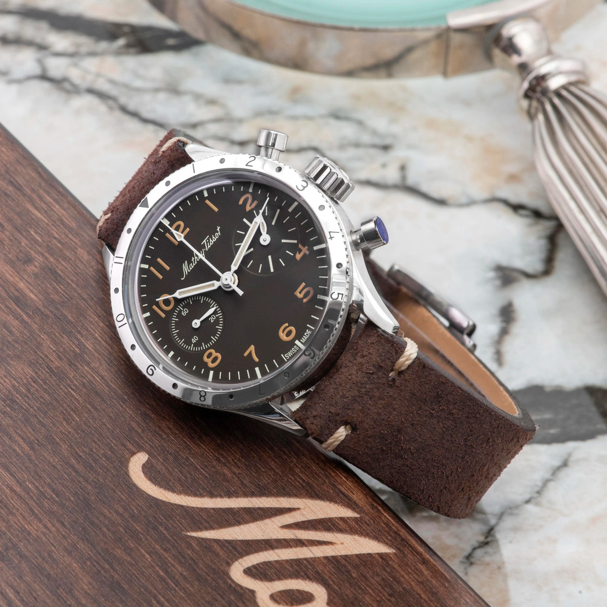 2022 Mathey Tissot x Massena Lab Type XX Brown Dial 'New' (with Box & Papers)
