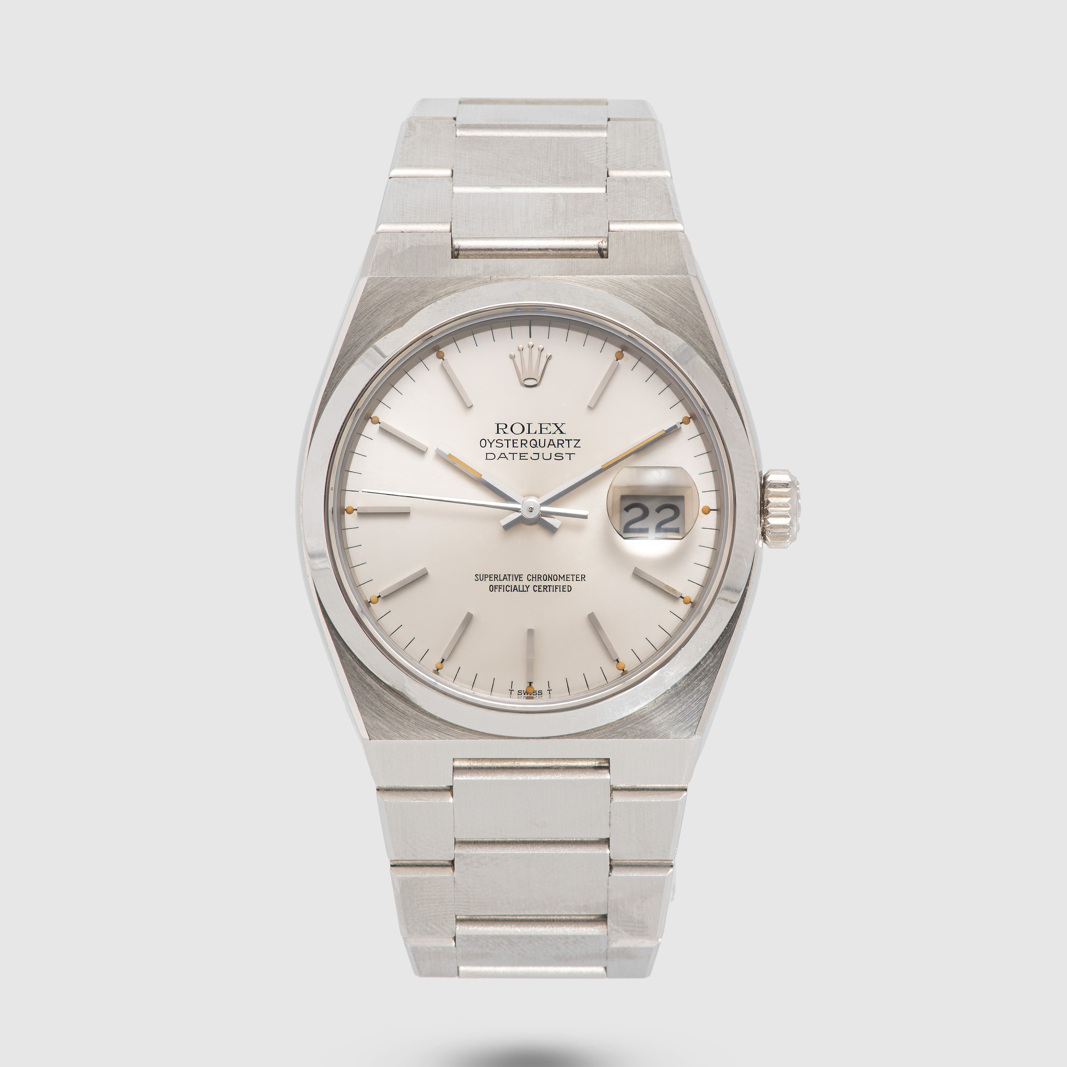 1980 Rolex Oysterquartz Silver dial LNOS Ref. 17000