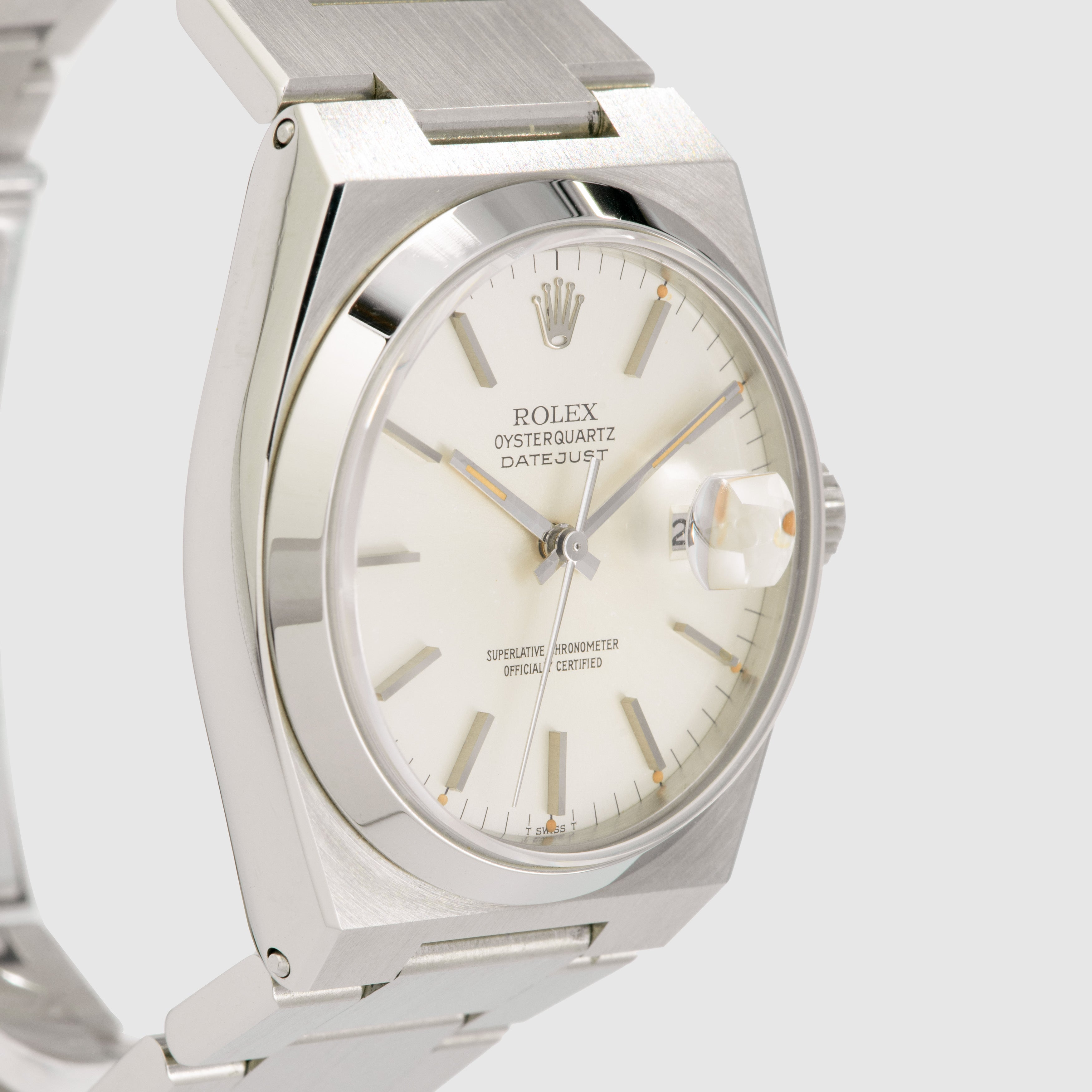 1980 Rolex Oysterquartz Silver dial LNOS Ref. 17000