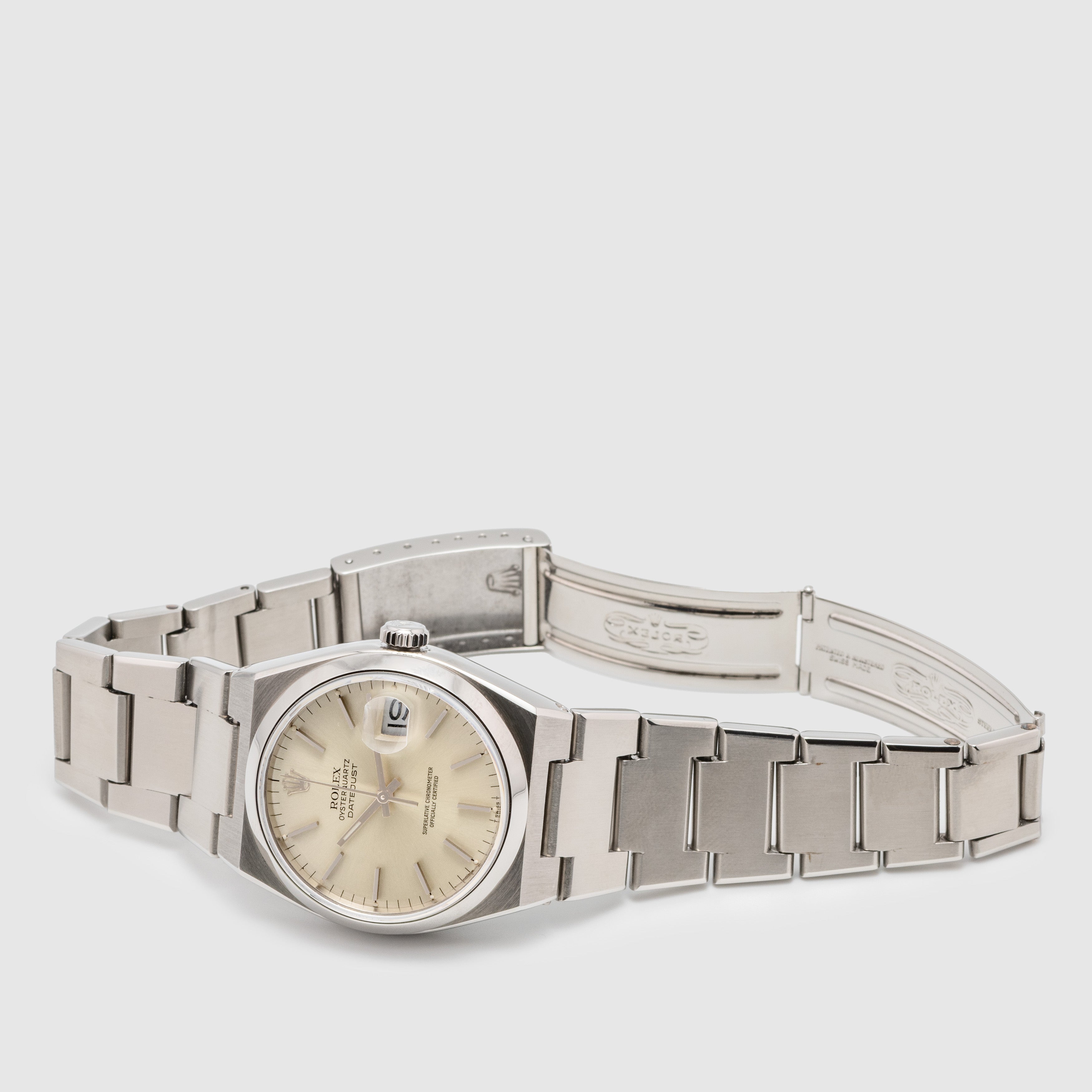 1978 Rolex Datejust Oysterquartz Silver Dial Ref. 17000