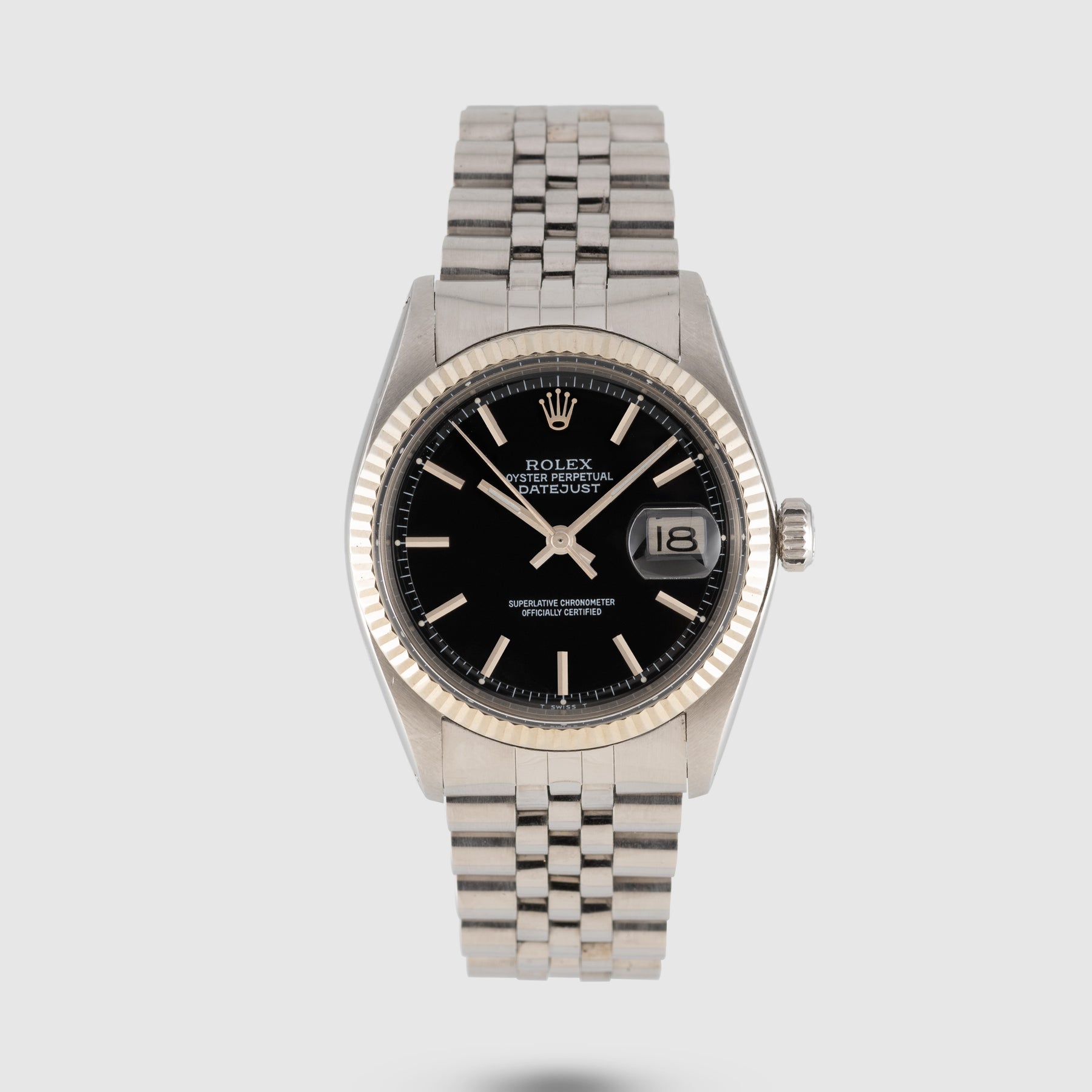 1978 Rolex Datejust Black Glossy Dial Ref. 1601