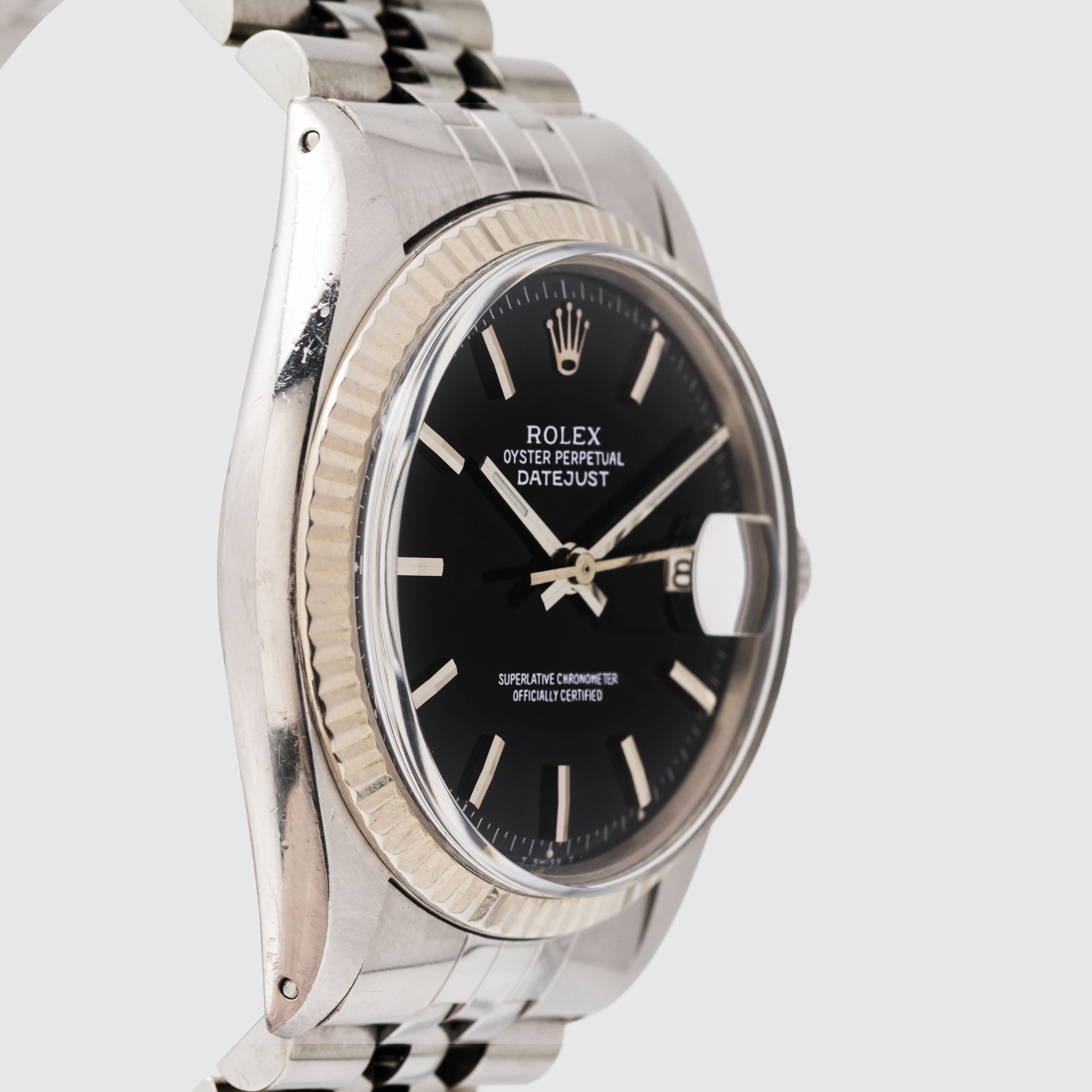 1978 Rolex Datejust Black Glossy Dial Ref. 1601