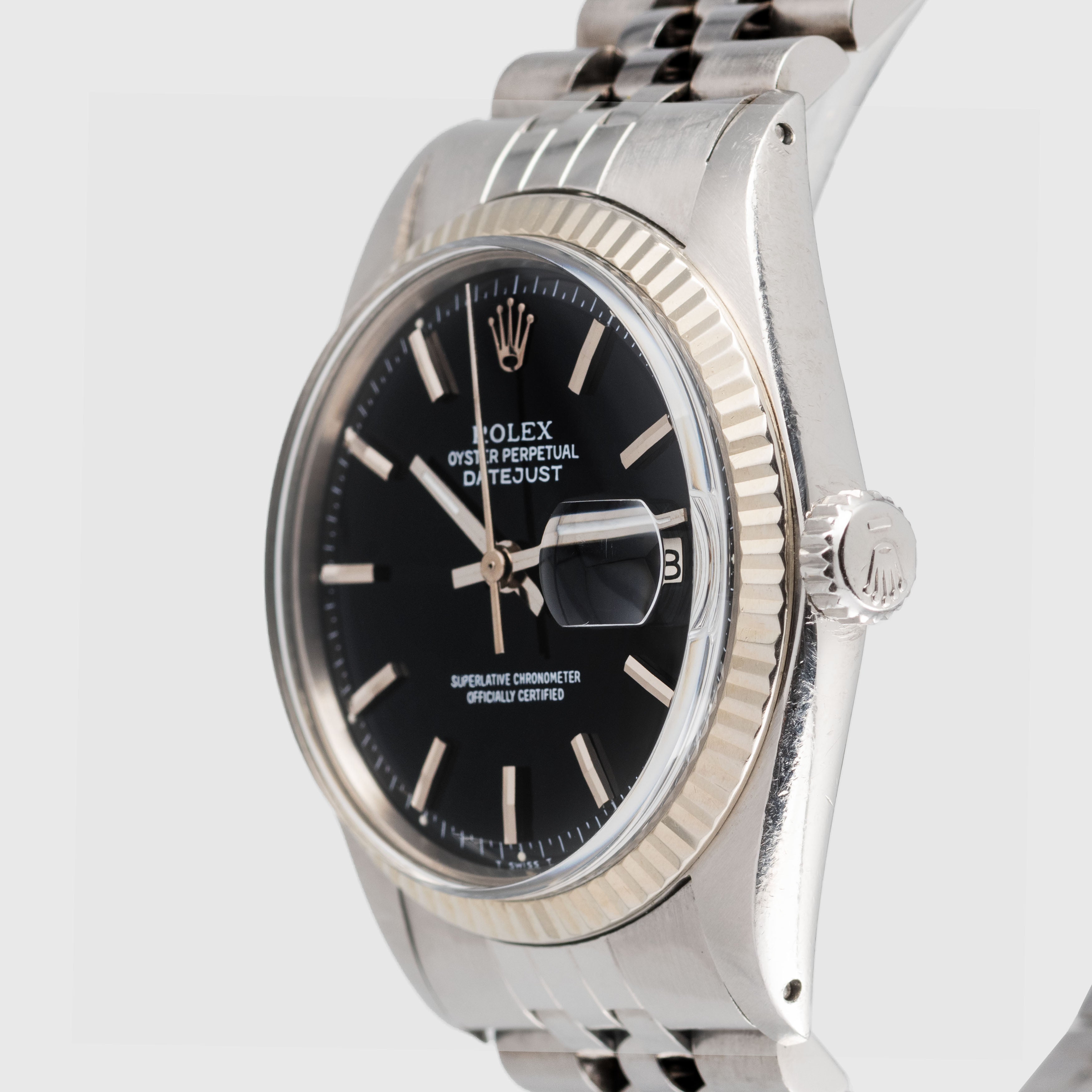 1978 Rolex Datejust Black Glossy Dial Ref. 1601