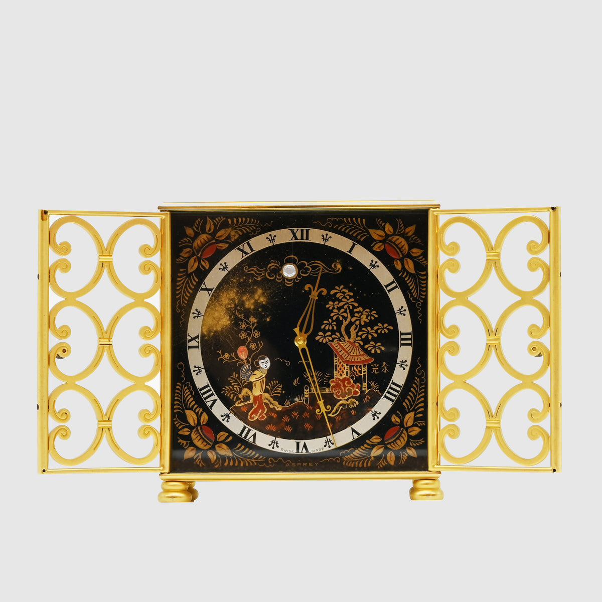 Asprey Chinoiserie Bodoir Clock