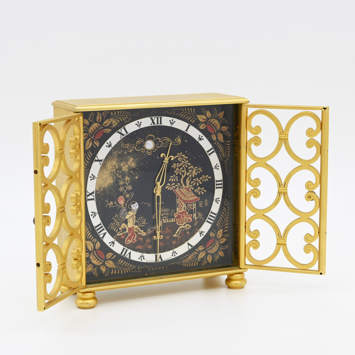 Asprey Chinoiserie Bodoir Clock