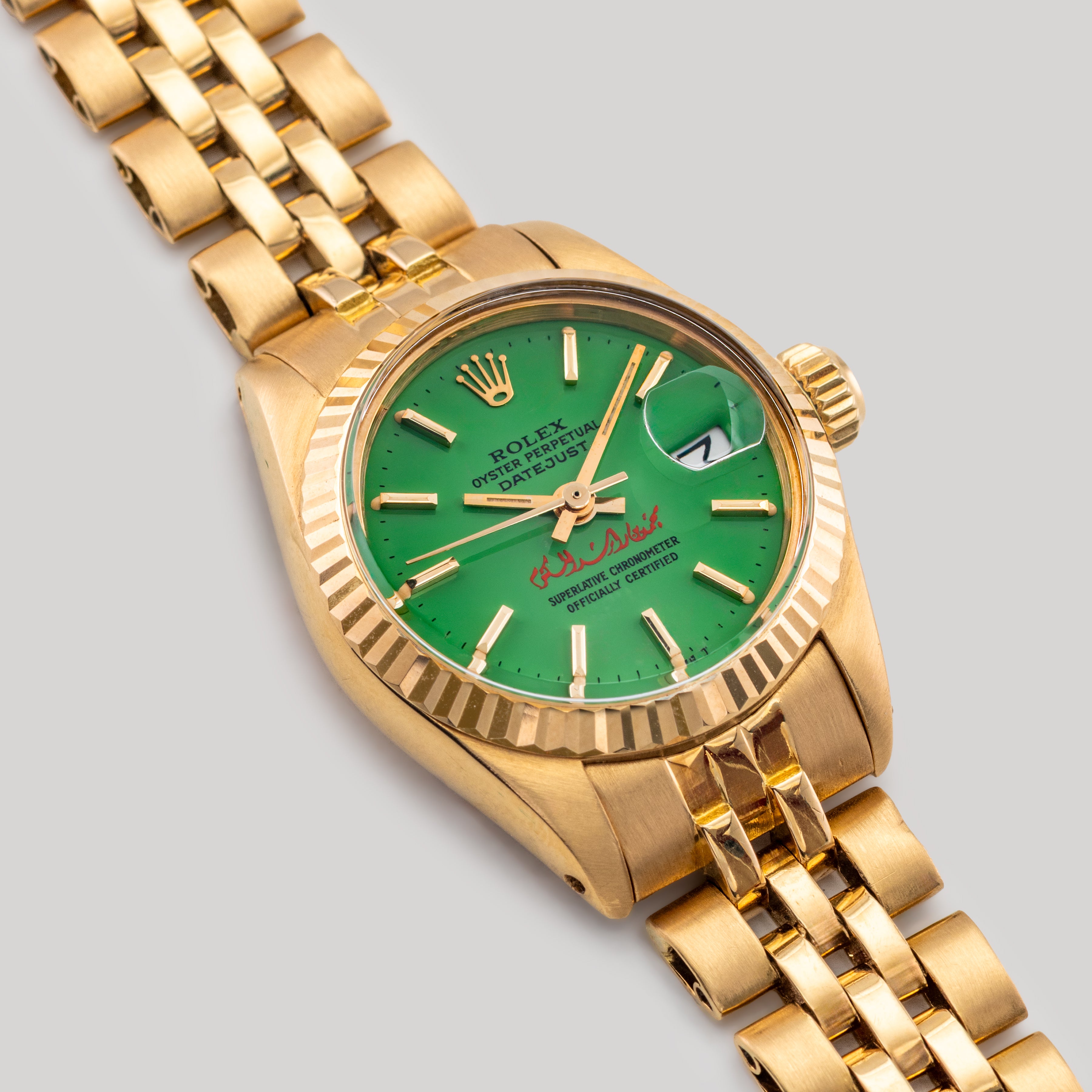 1979 Rolex Datejust Green Stella 'Mohammaed Bin Rashid Al Maktoum' Ref. 6917 (with Box)
