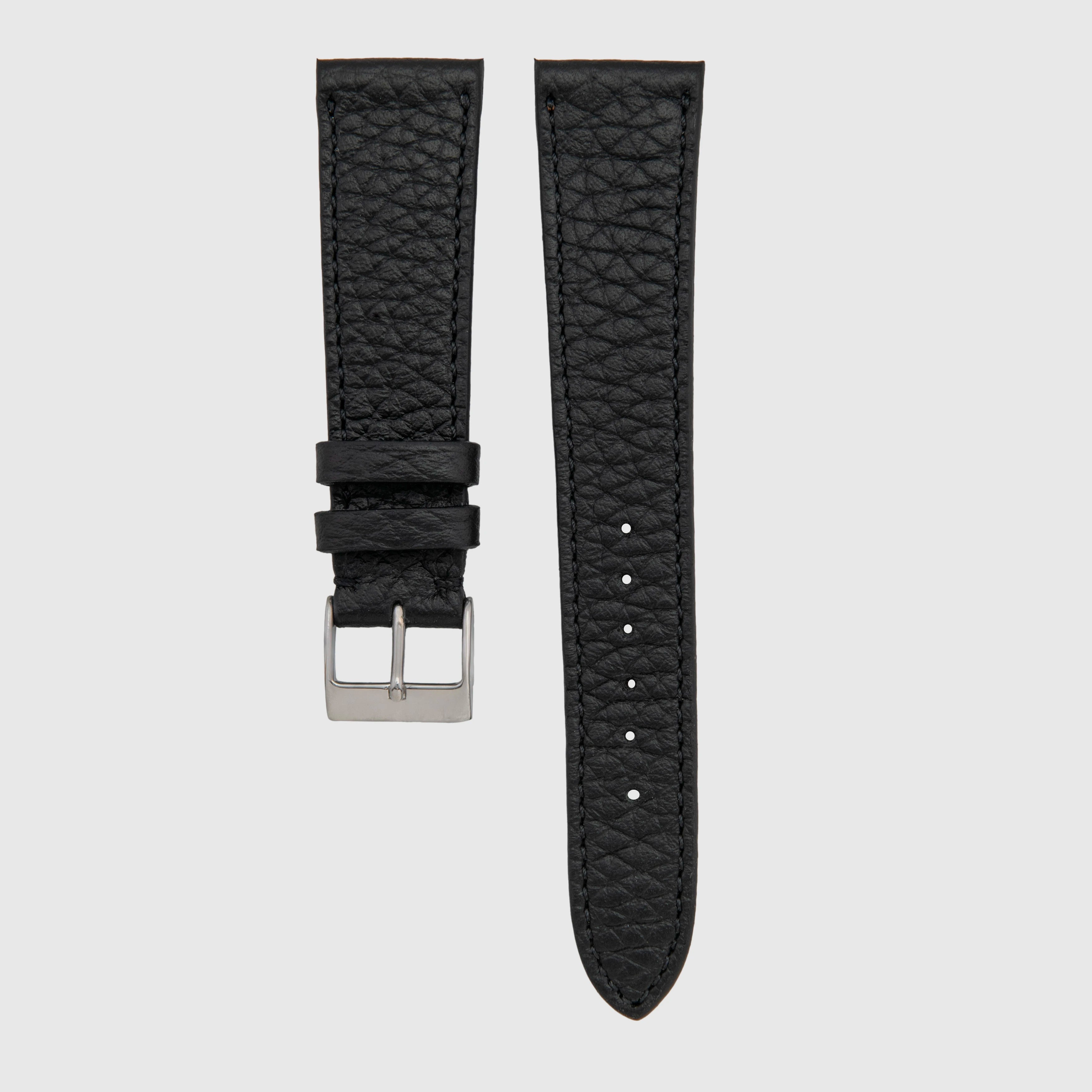 Pebble-Grain Calfskin - Black